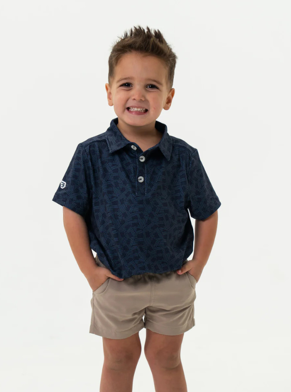 Burlebo Youth Polo - Stars and Stripes Navy - The Foundry