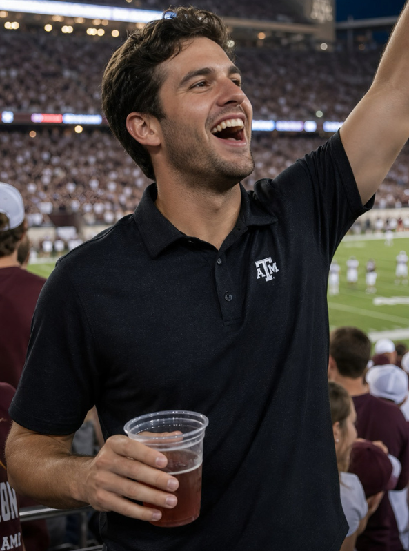 Horn Legend Texas A&M Aggies Playbook Polo