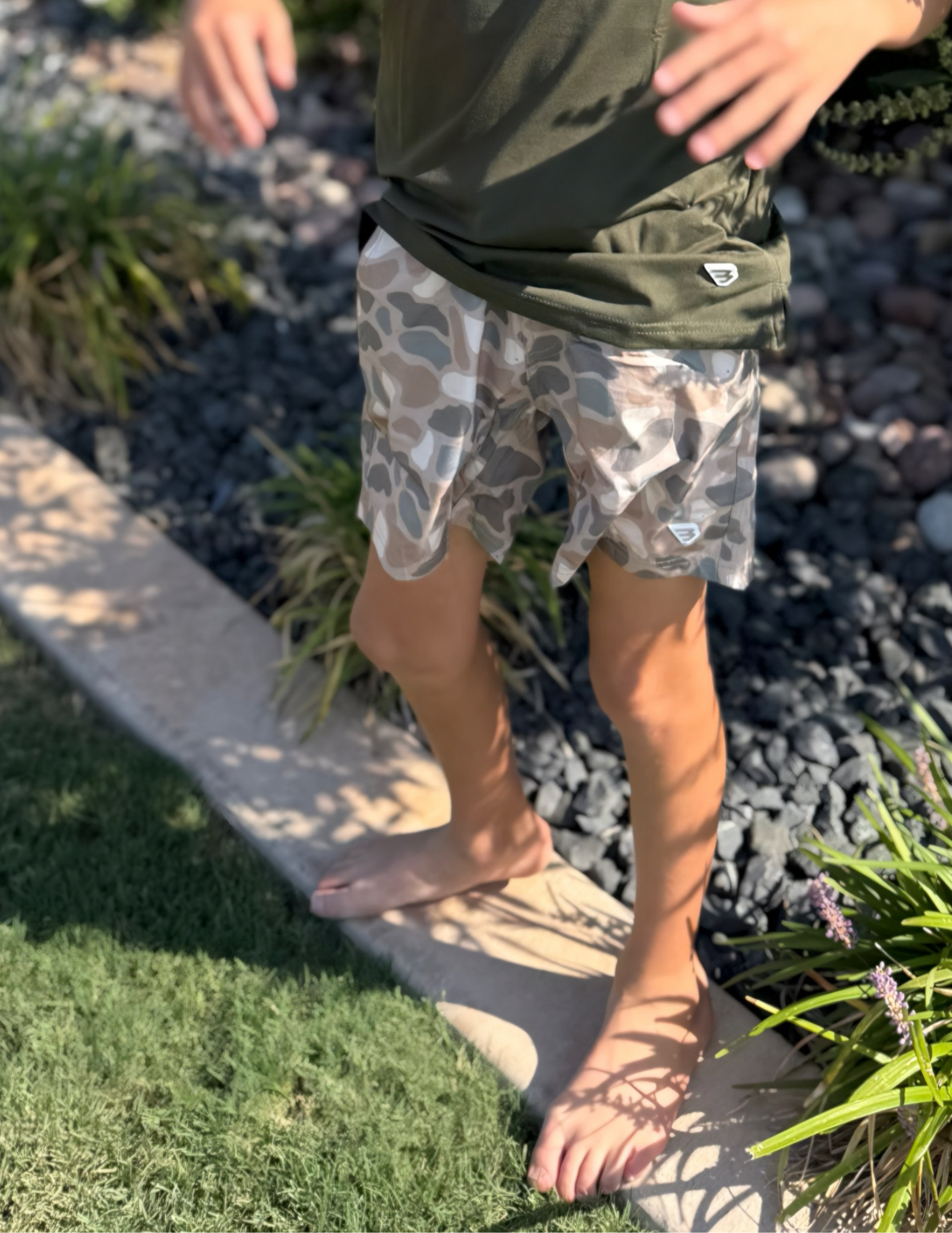 Burlebo Youth Athletic Short - Pintail Camo - The Foundry