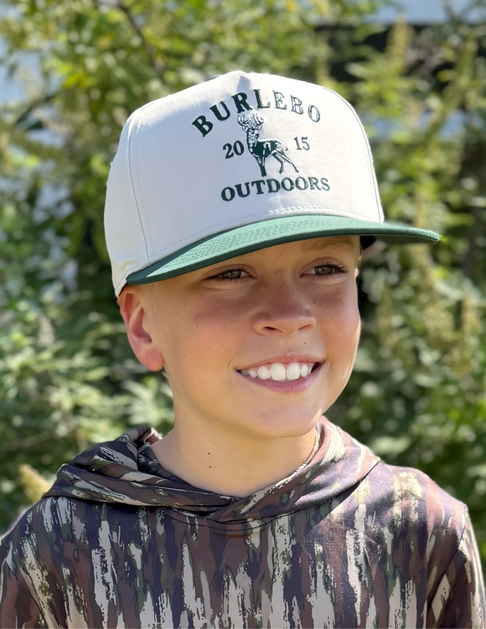 Burlebo Youth Cap Vintage Whitetail Deer - The Foundry