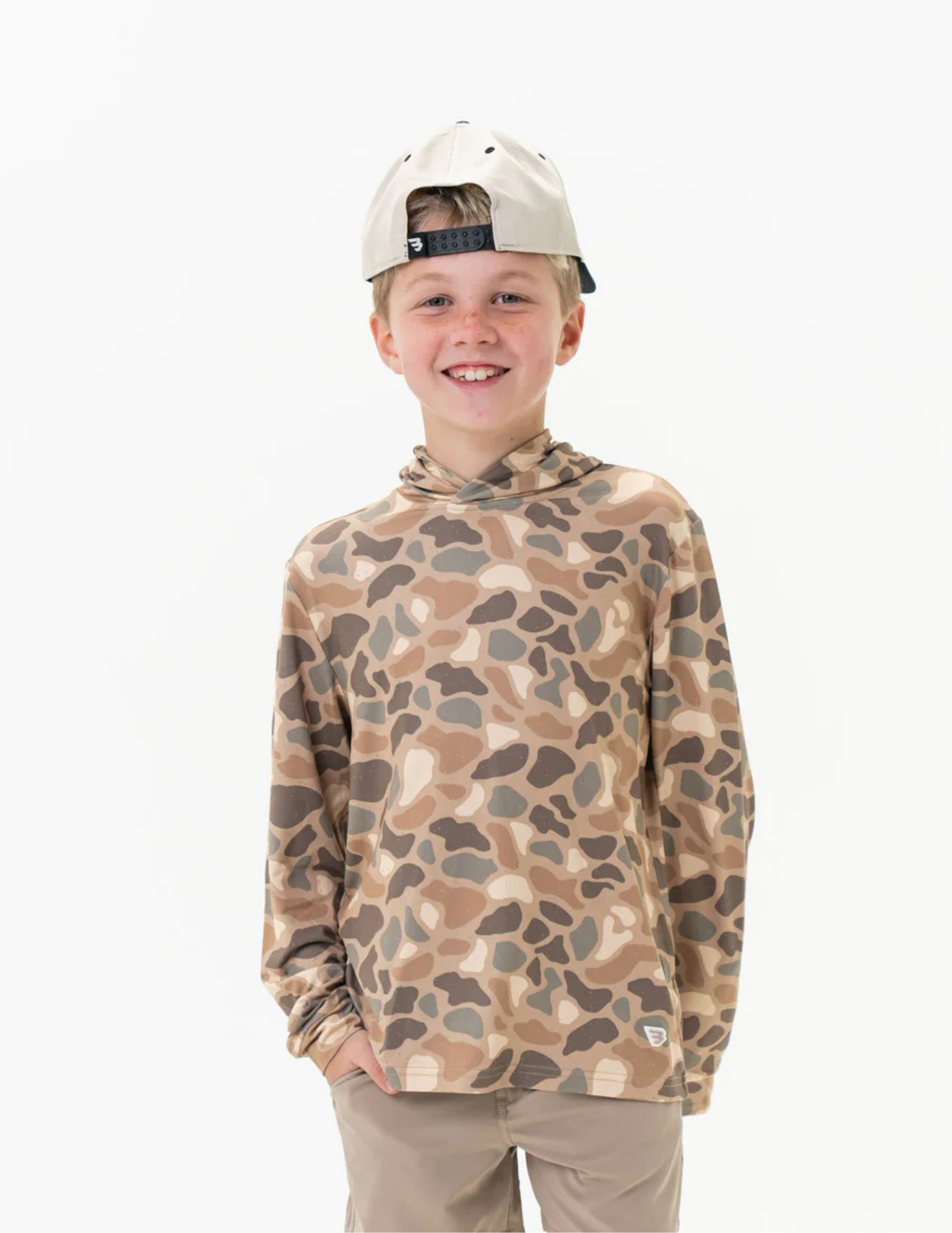 Burlebo Youth Performance Hoodie - Pintail Camo - The Foundry