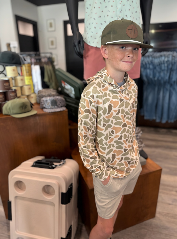 Burlebo Youth Performance Hoodie Venado Camo