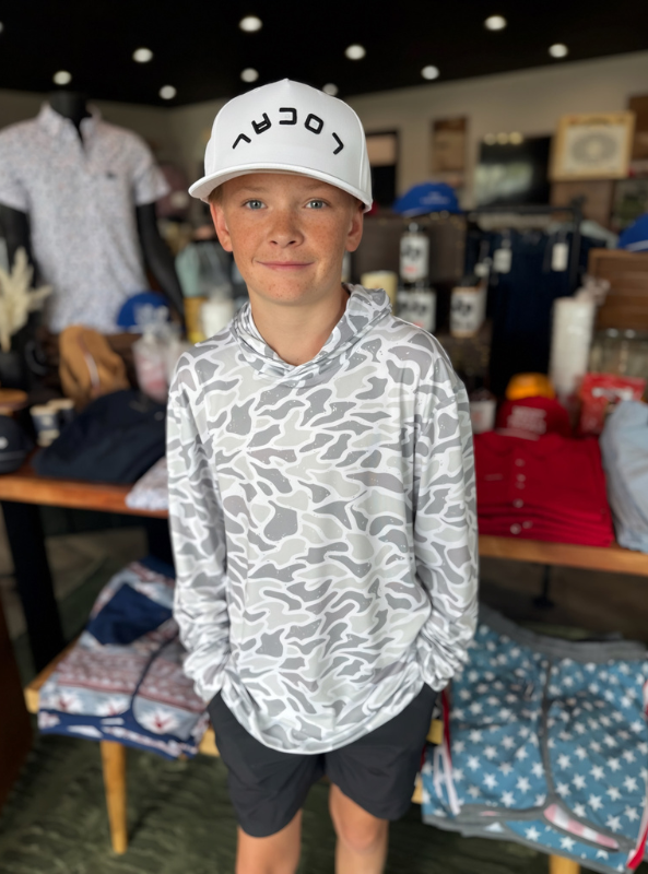 Burlebo Youth Performance Hoodie - White Camo
