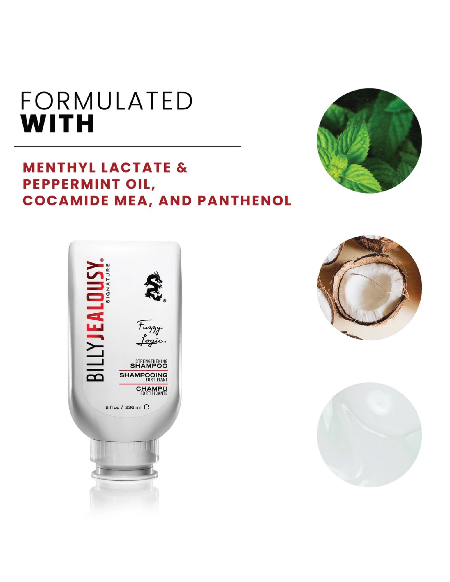 Billy Jealousy - Fuzzy Logic Strengthening Shampoo