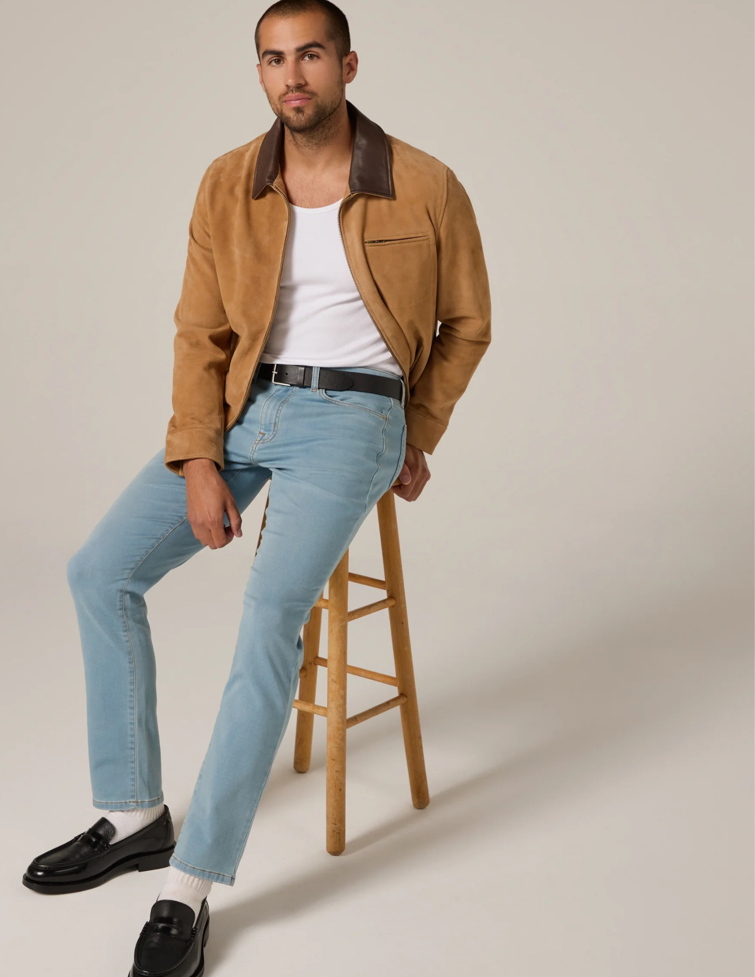 7 Diamonds Generation Athletic Fit Denim - Lt Ocean