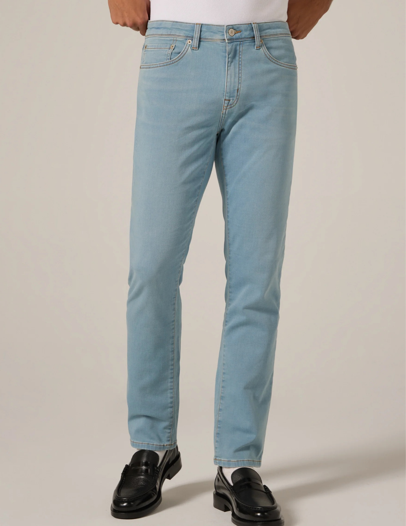 7 Diamonds Generation Athletic Fit Denim - Lt Ocean