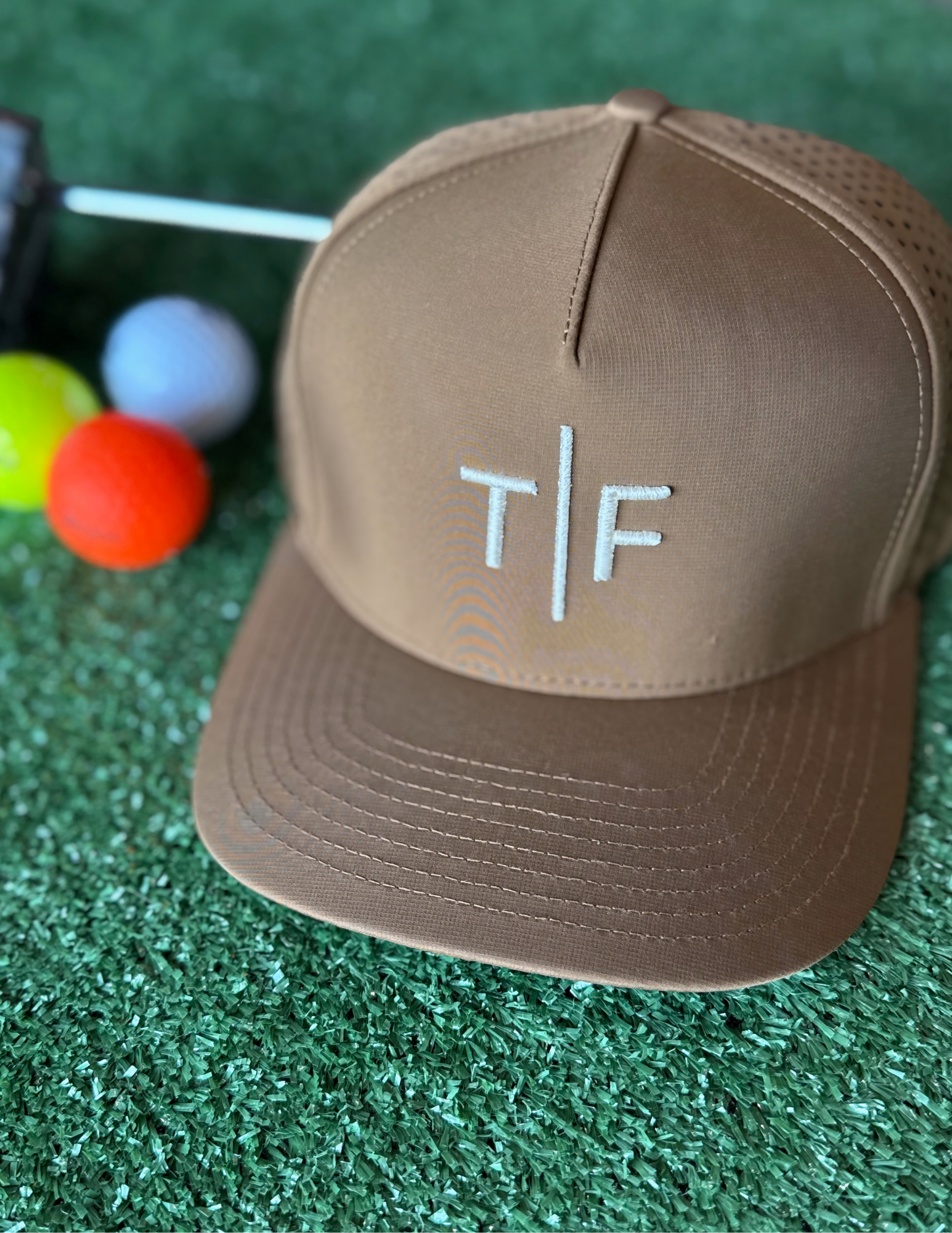 Blackhawk Hat Coffee w/Cream Embroidery T|F