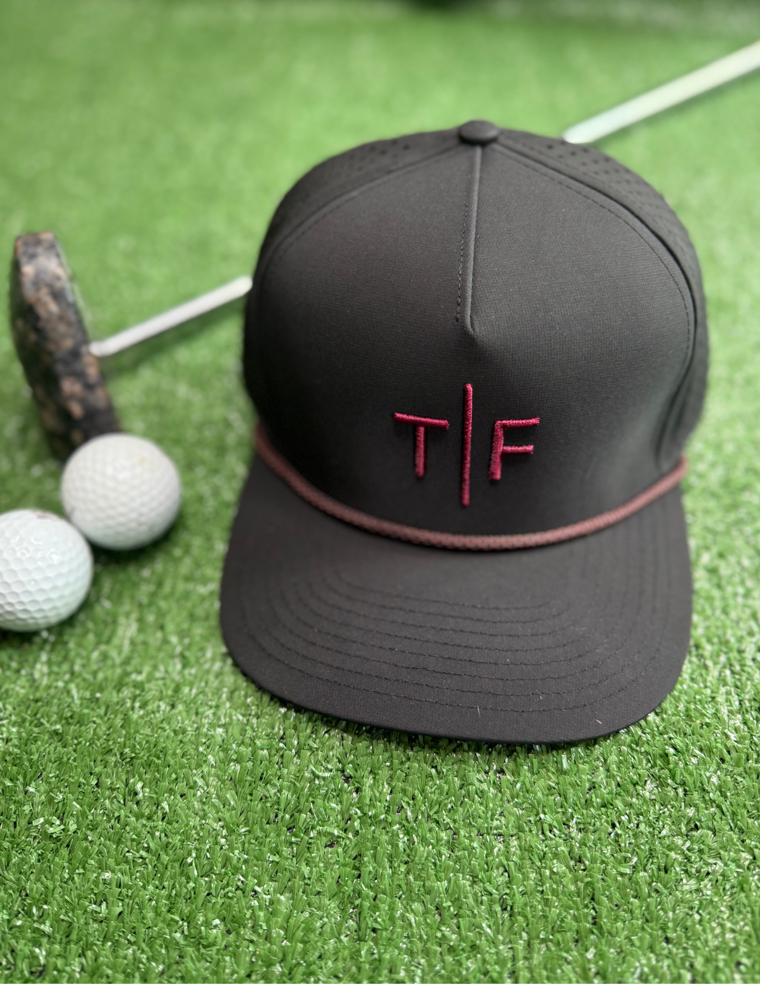 Blackhawk Black Hat with Maroon TF