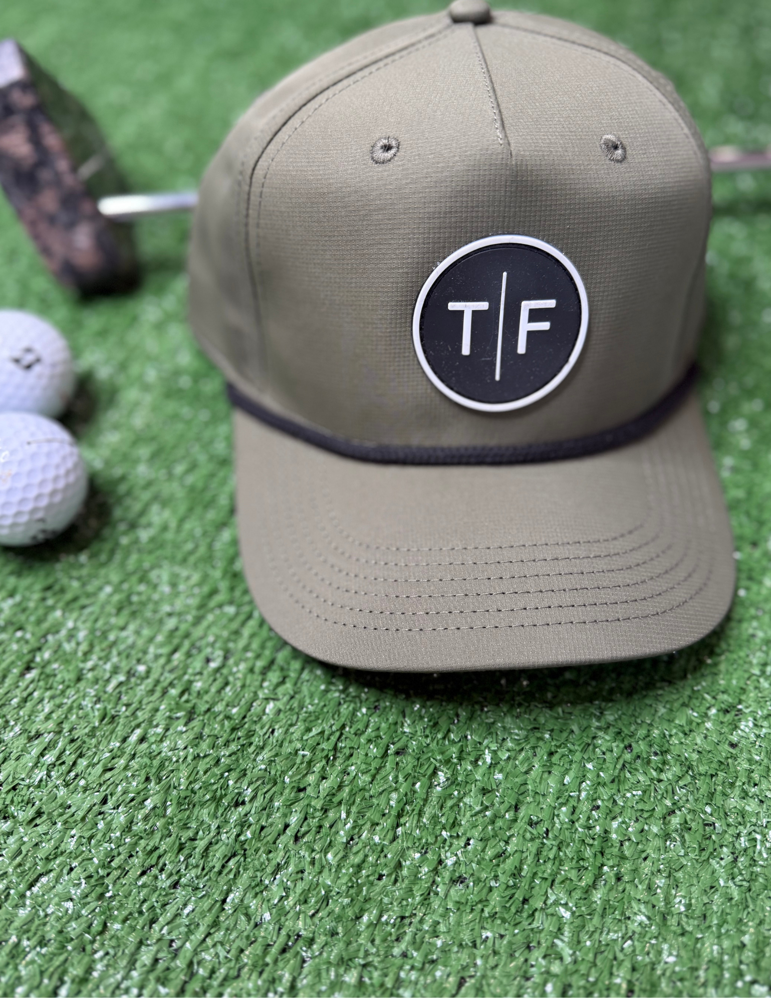 CA Olive Hat with T/F PVC Patch - The Foundry