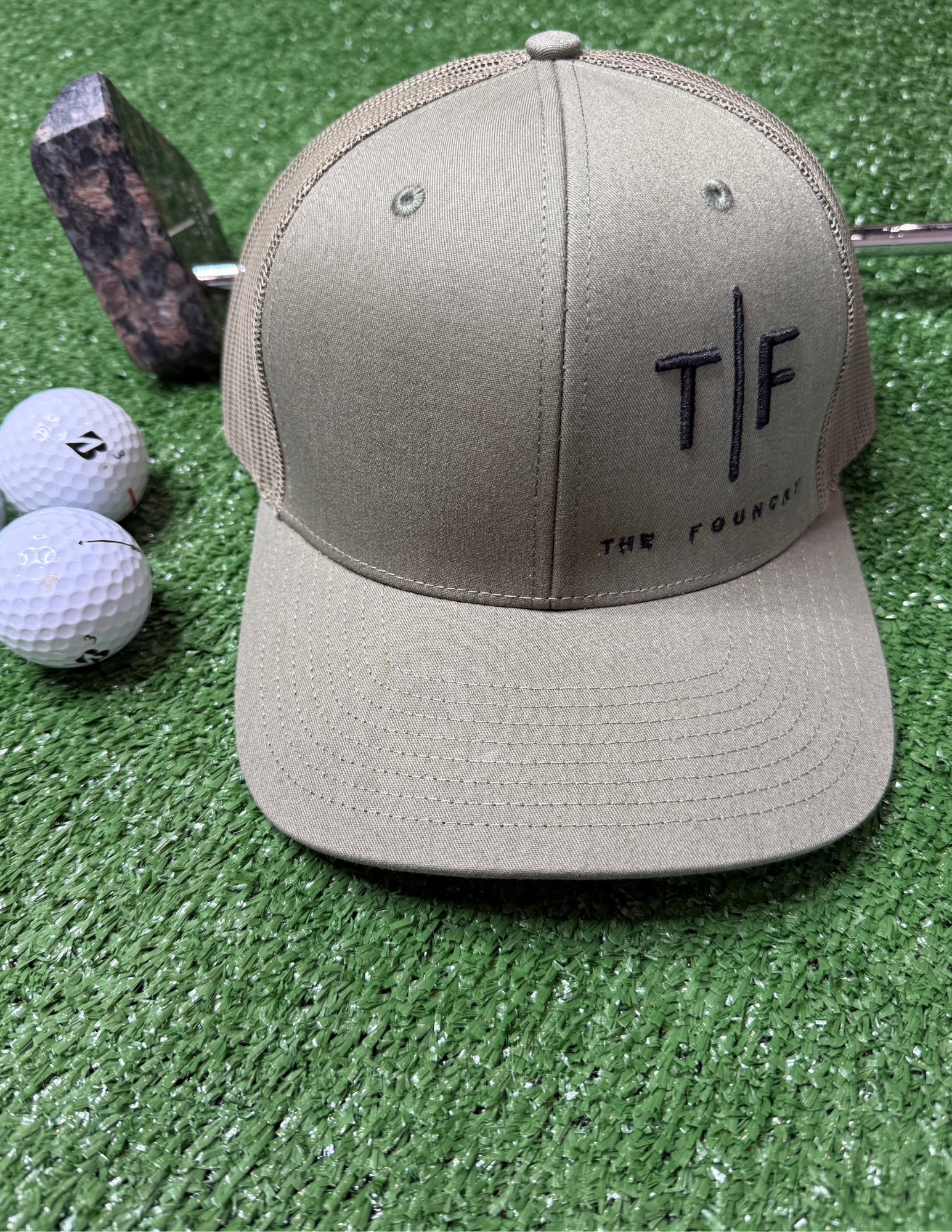 The Foundry Hat- Olive - The Foundry