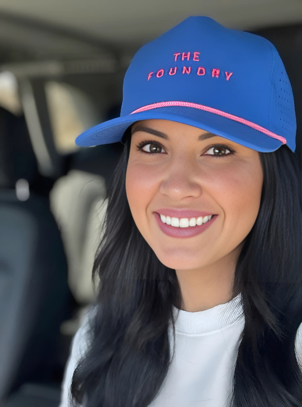The Foundry Royal/ Pink Hat