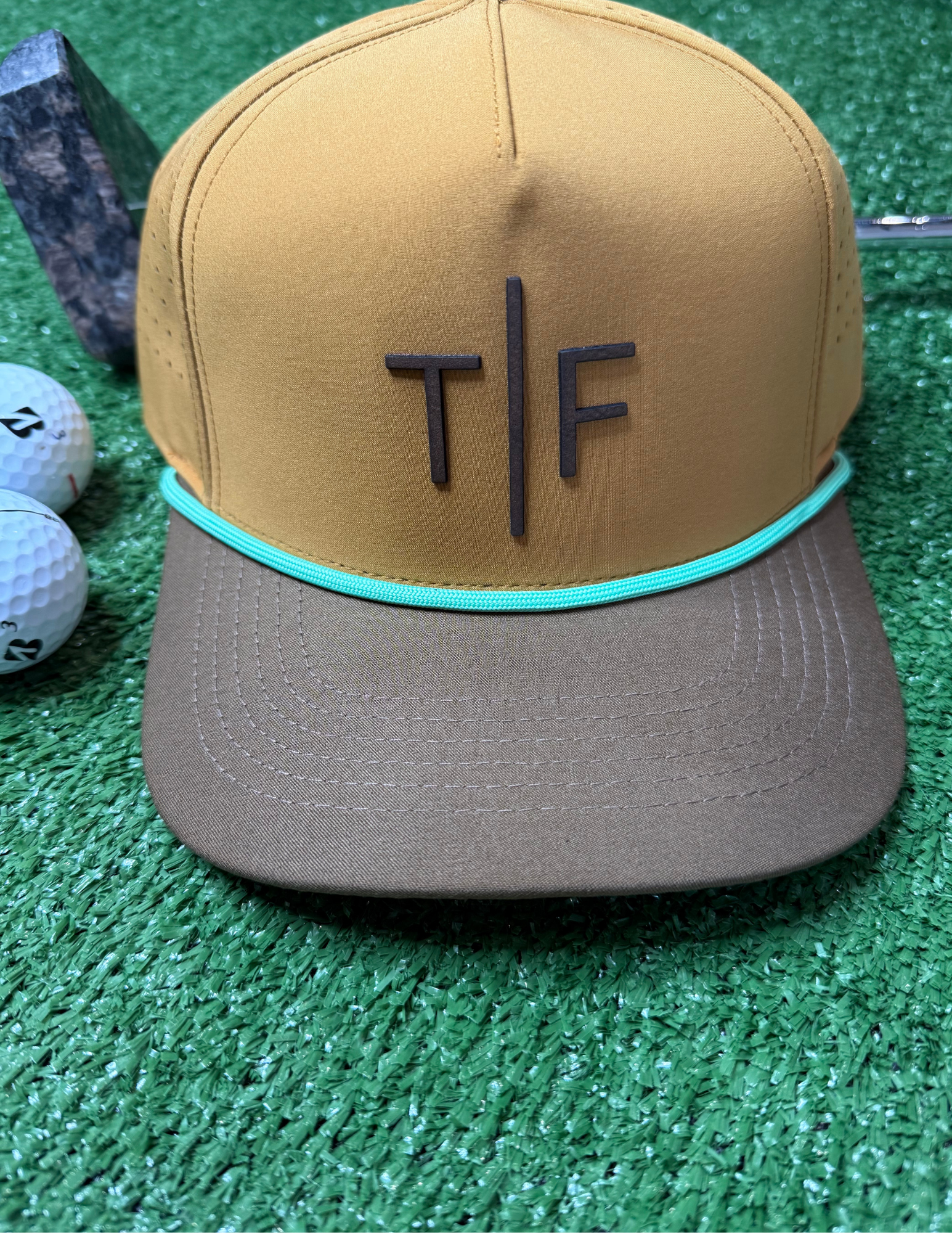 Wild Bills Cider & Brown With Aqua Rope- Leather T/F - The Foundry