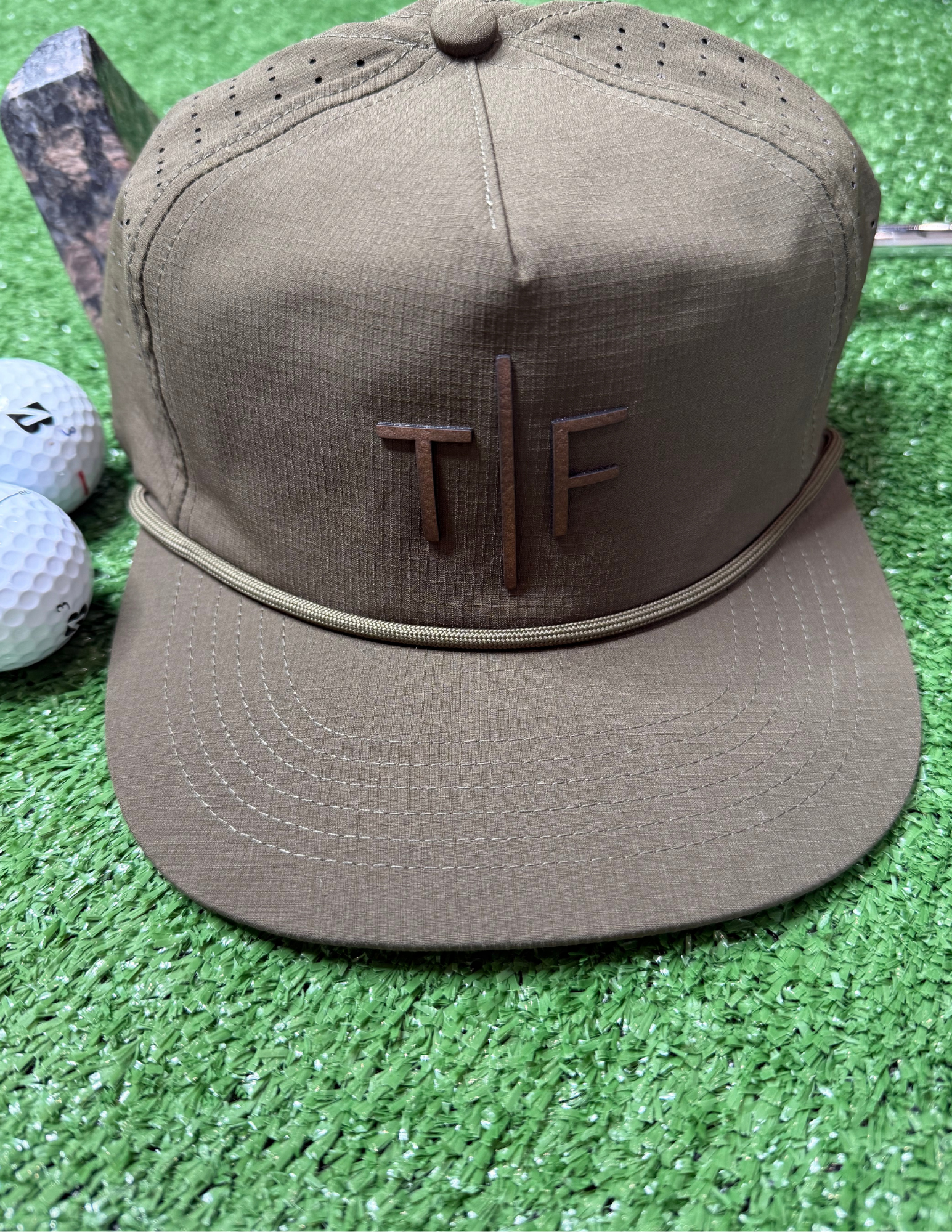 Wild Bills Olive with Tan Under Bill- Leather T/F - The Foundry