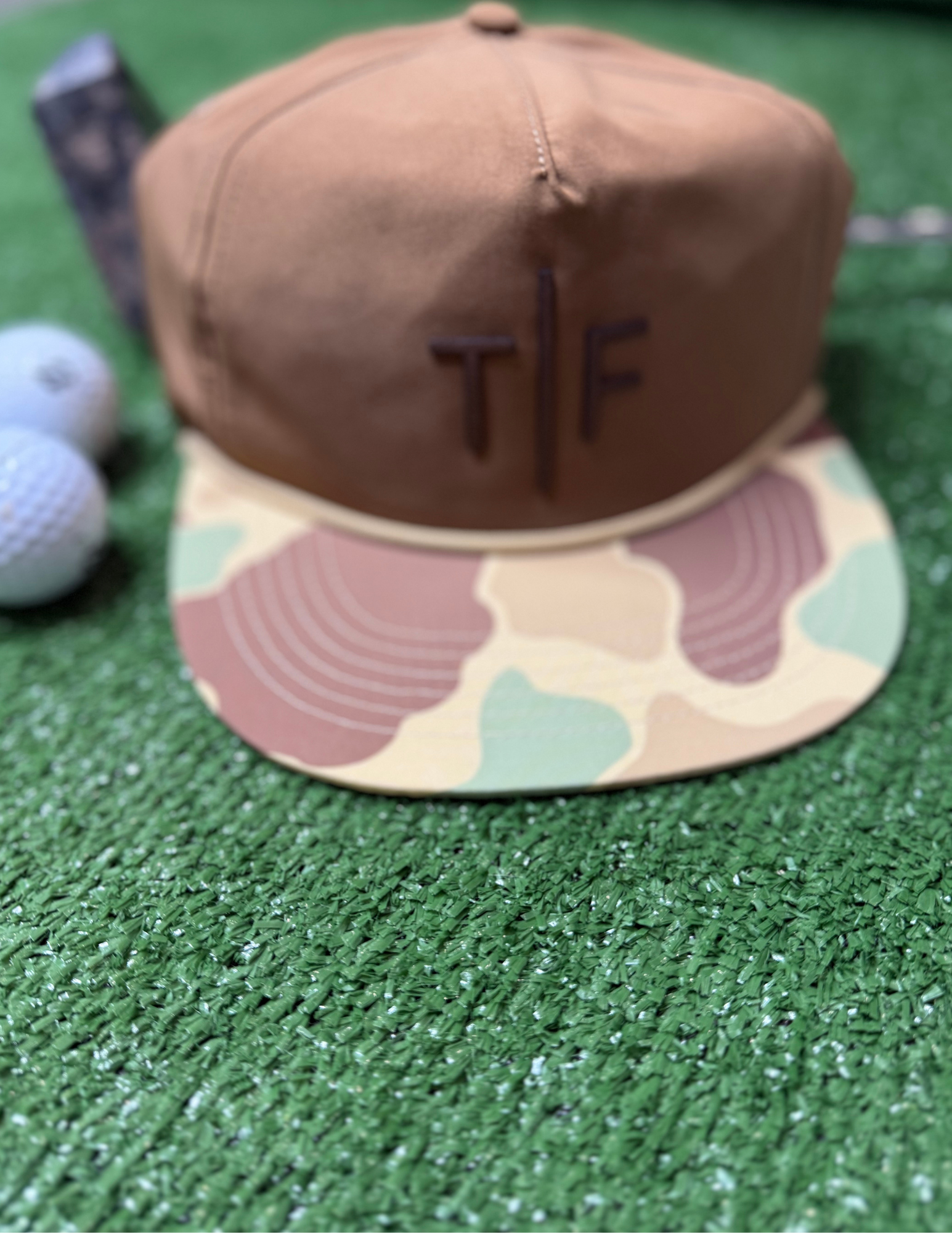 Wild Bills Saddle & Camo w/ Tan Rope- Leather T/F - The Foundry