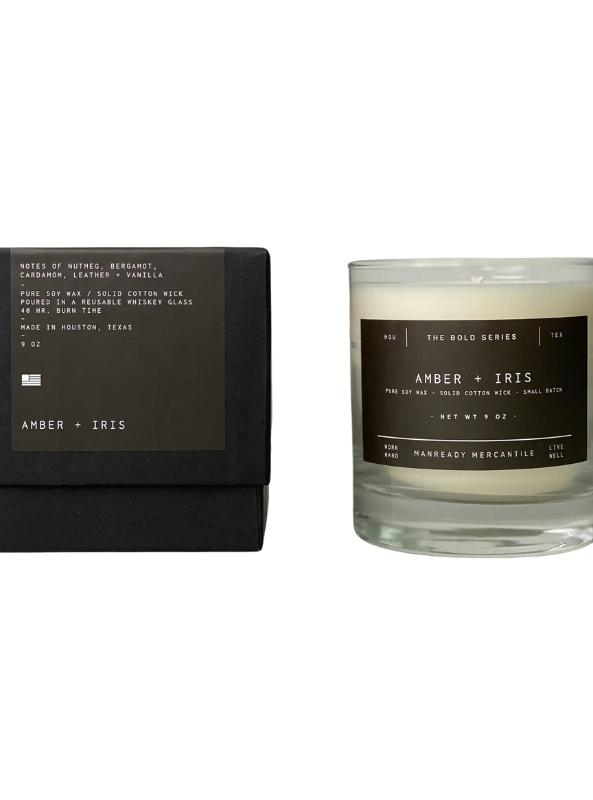 Bold Series Candles - Amber & Iris