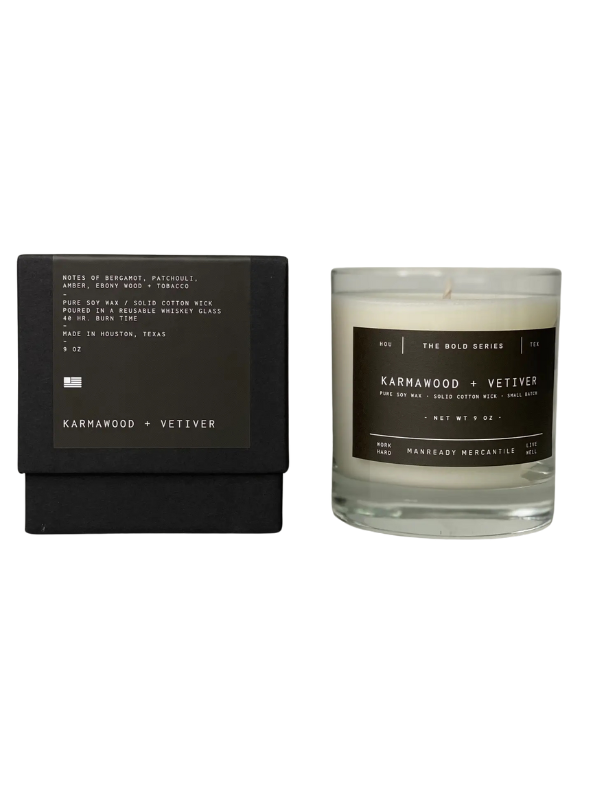 Bold Series Candles - Karmawood & Vetiver