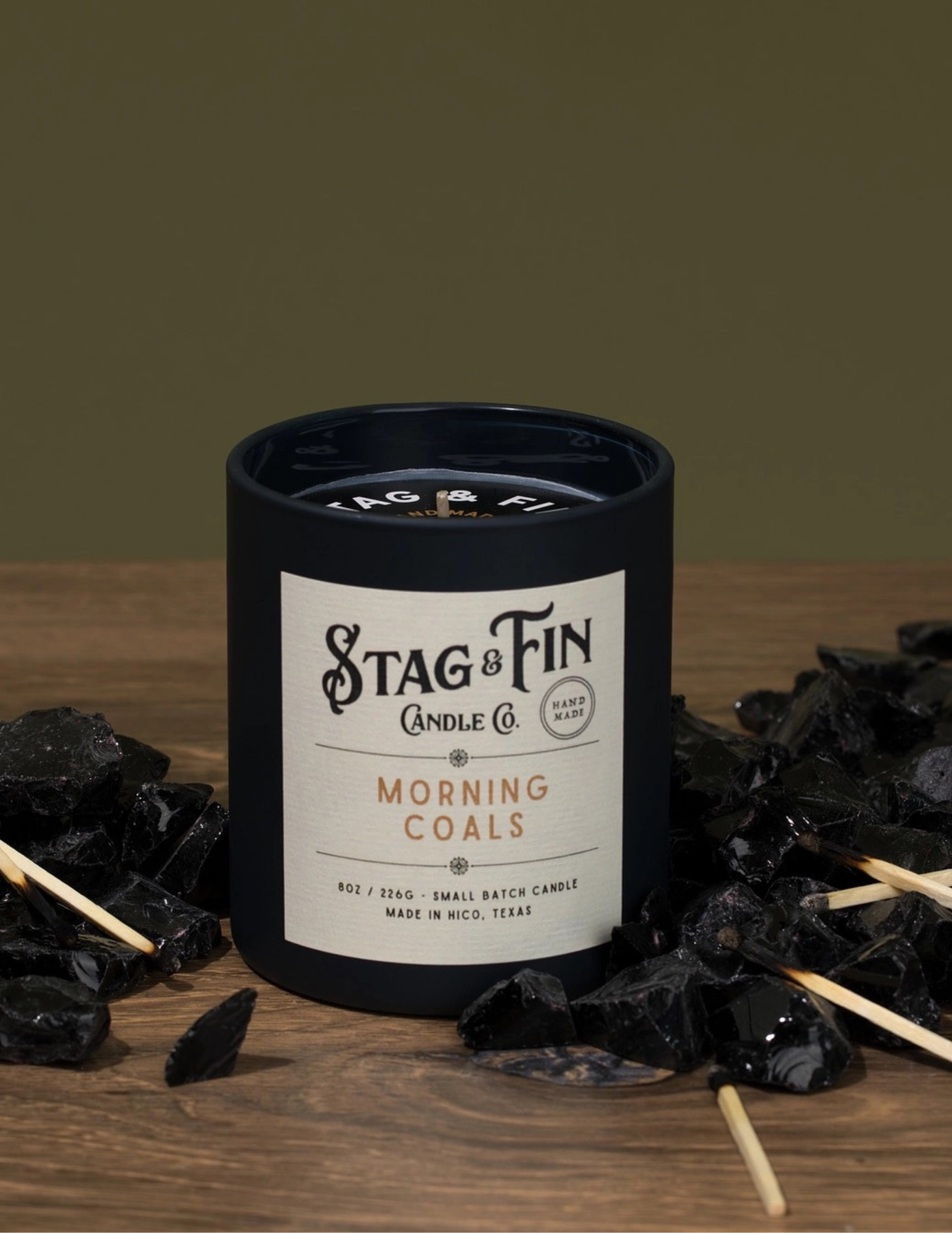 Morning Coals- 8oz. Candle