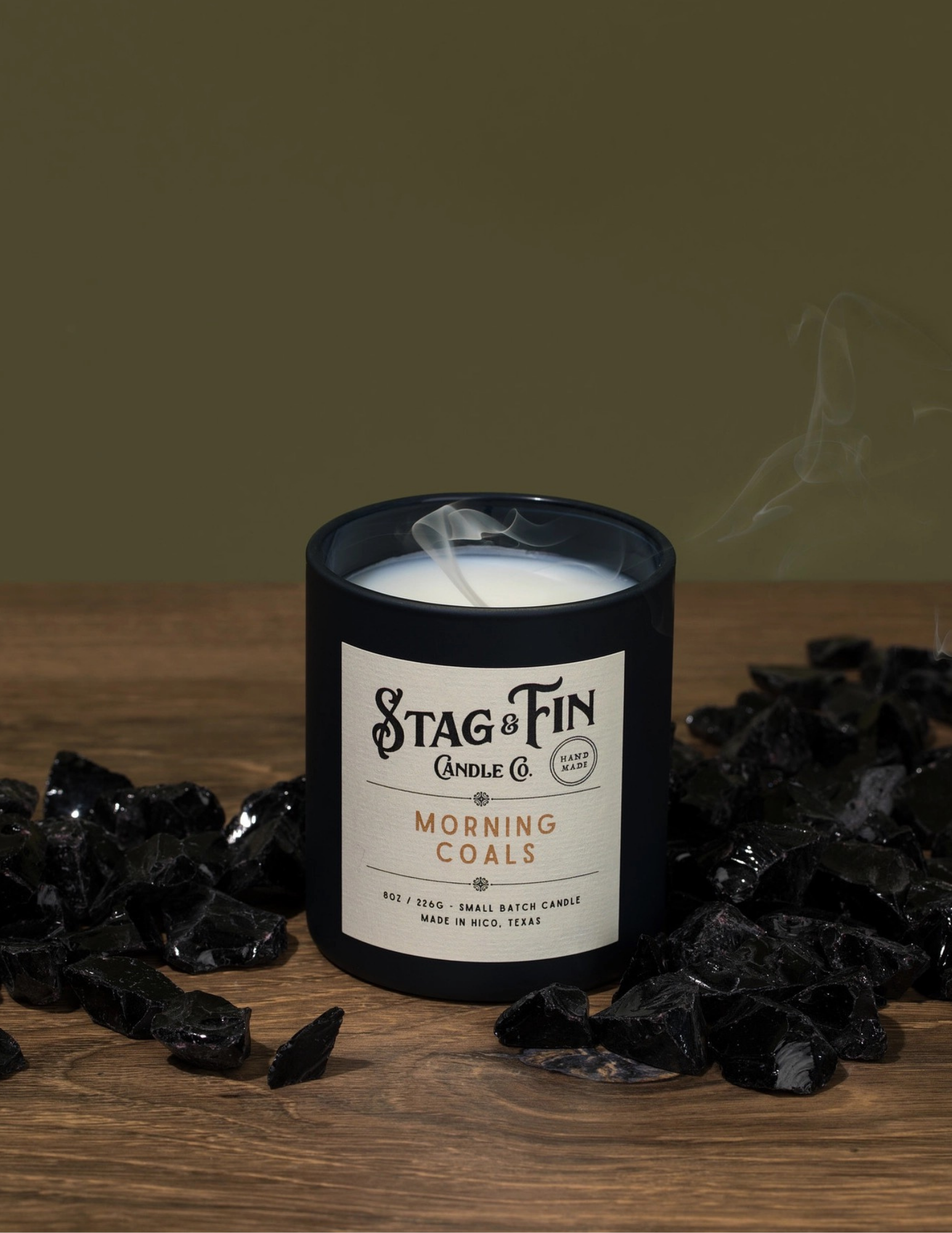 Morning Coals- 8oz. Candle