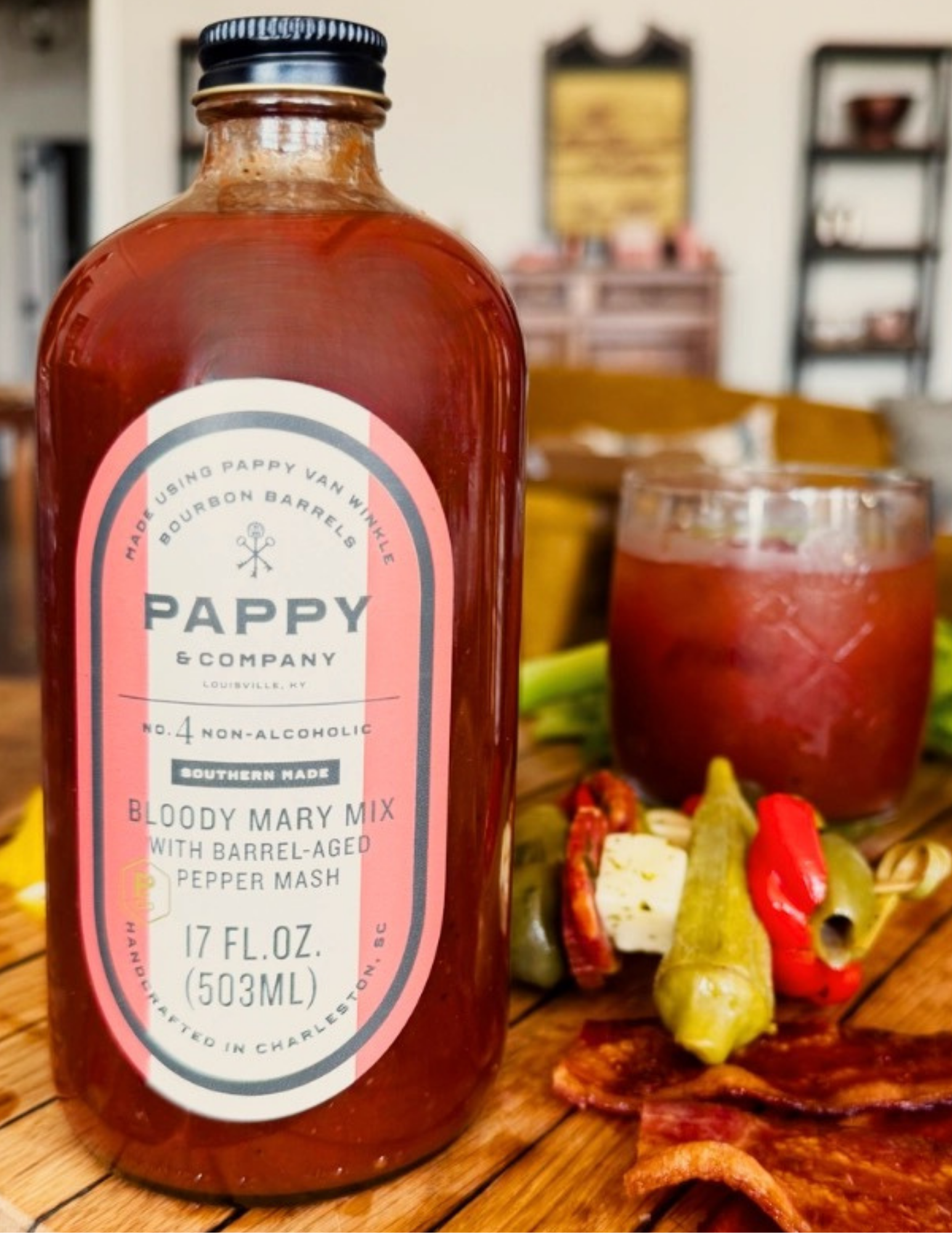 Pappy & Company Bloody Mary Mix w/Barrel Aged Pepper Mash
