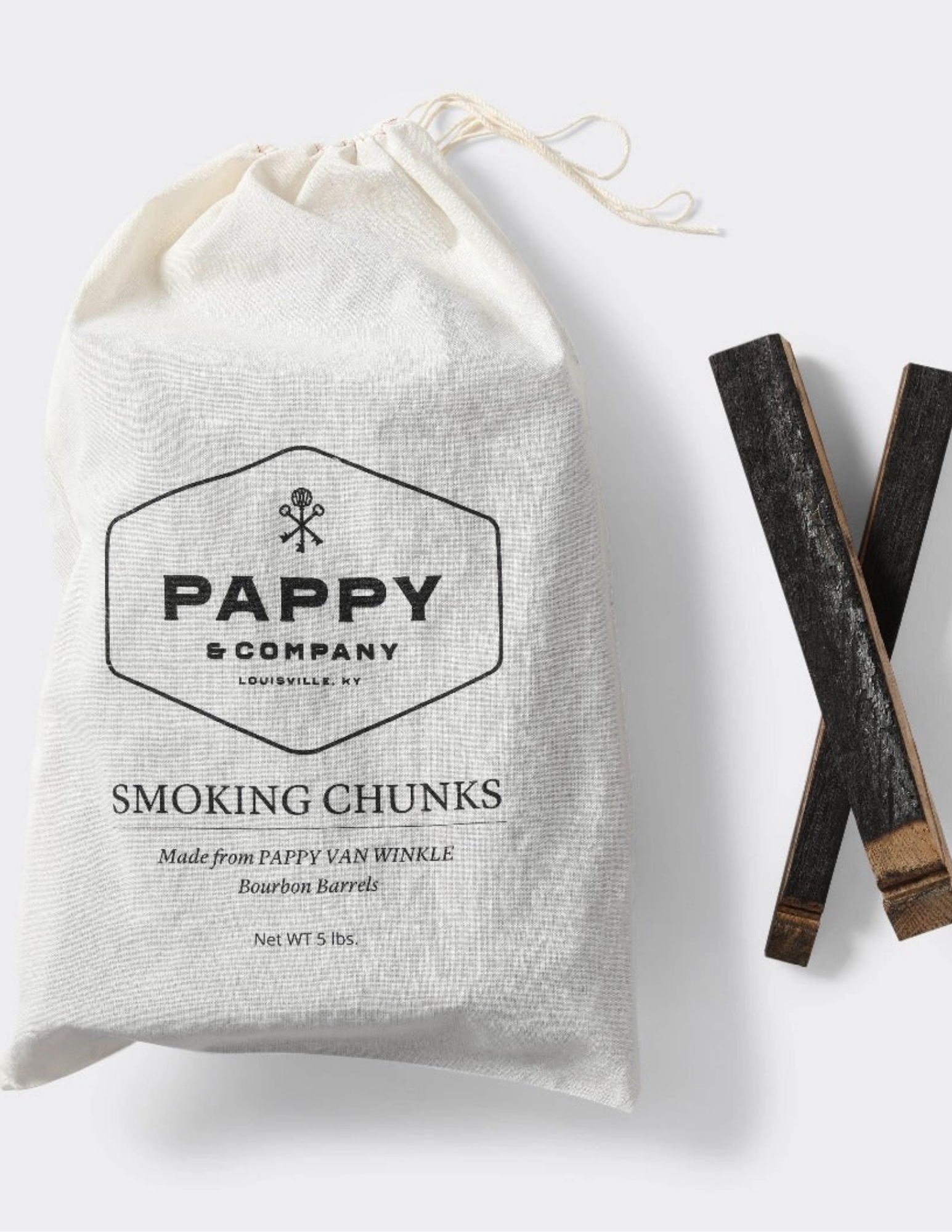 Pappy & Company Bourbon nBarrel Stave Smoking Chunks