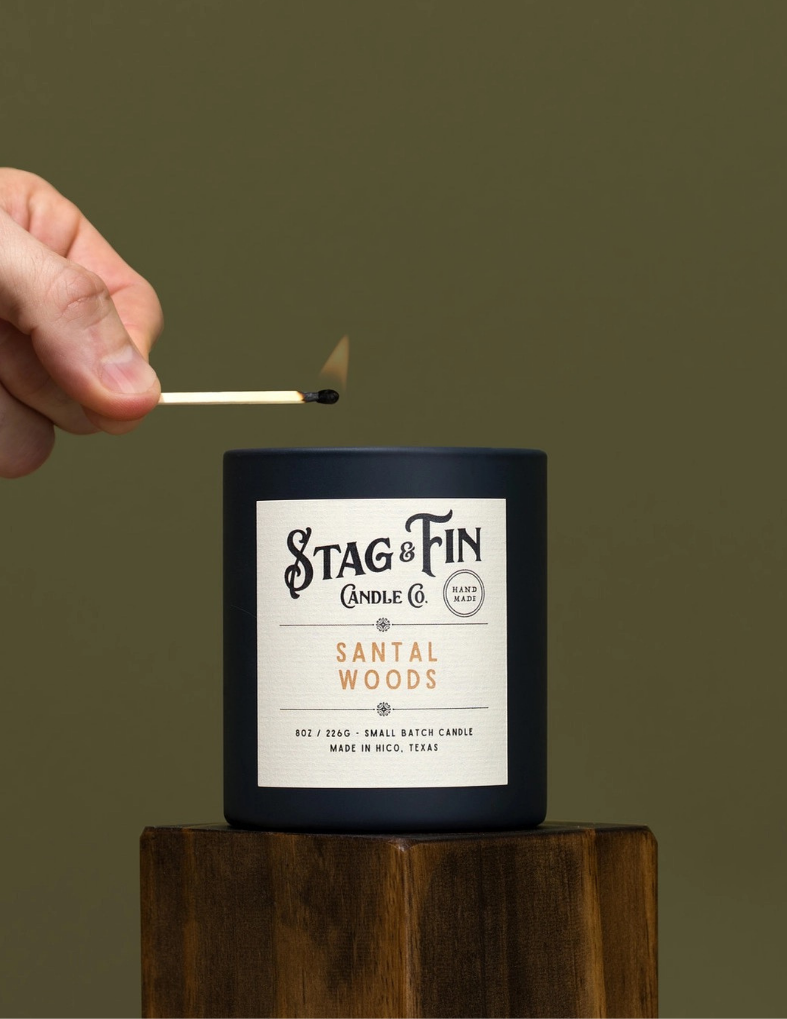 Santal Woods - 8oz. Candle