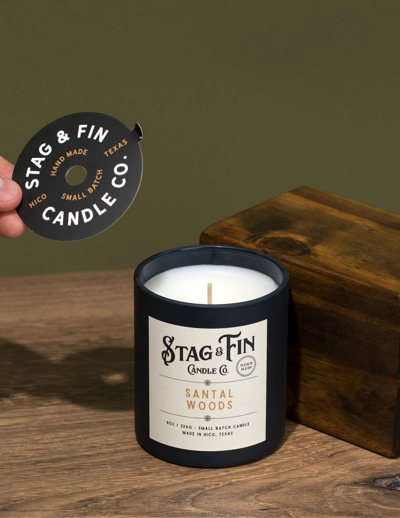 Santal Woods - 8oz. Candle