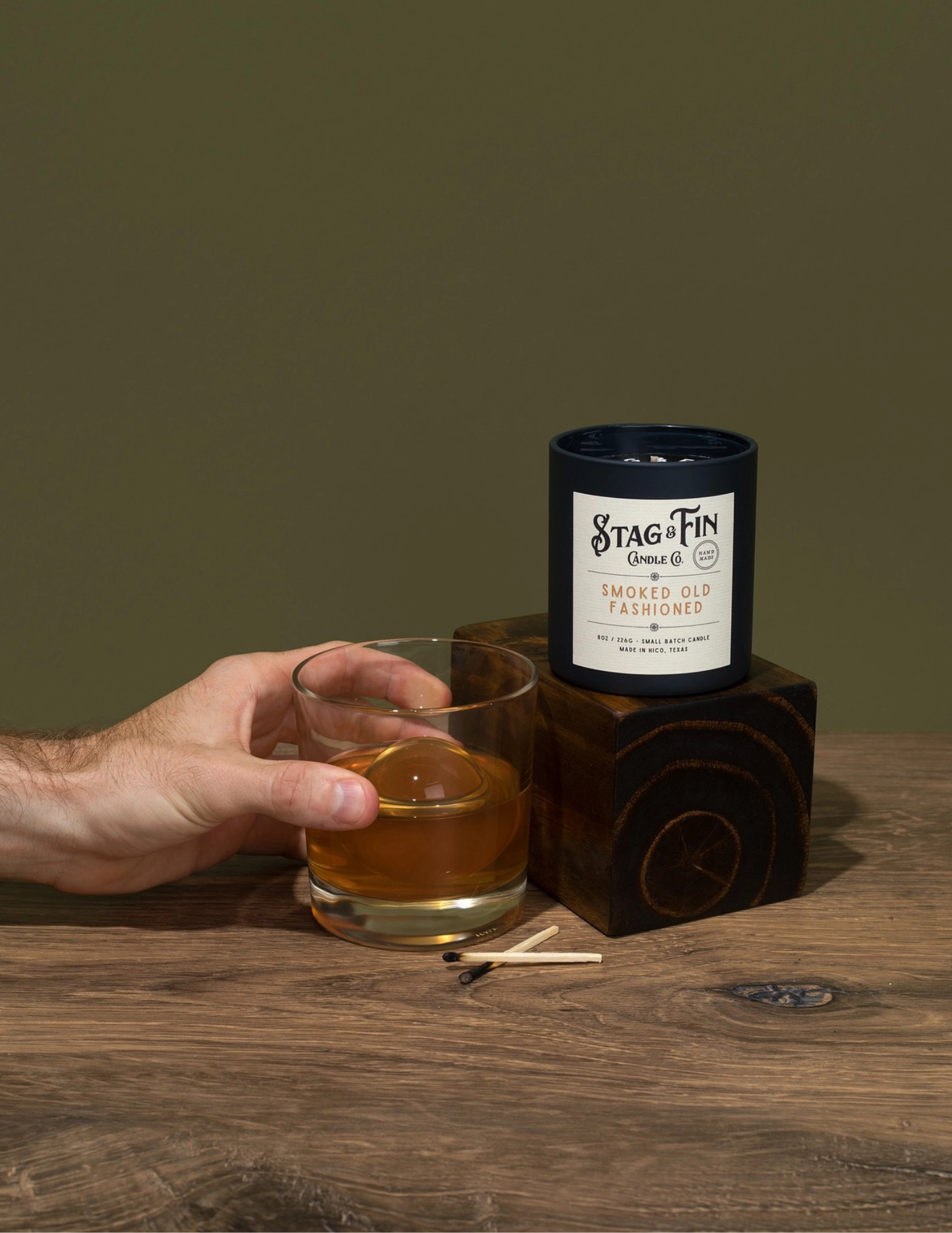 Smoked Old Fashioned - 8oz. Candle