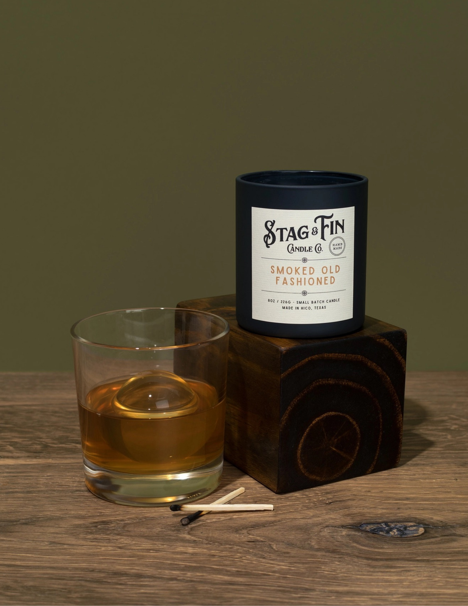 Smoked Old Fashioned - 8oz. Candle