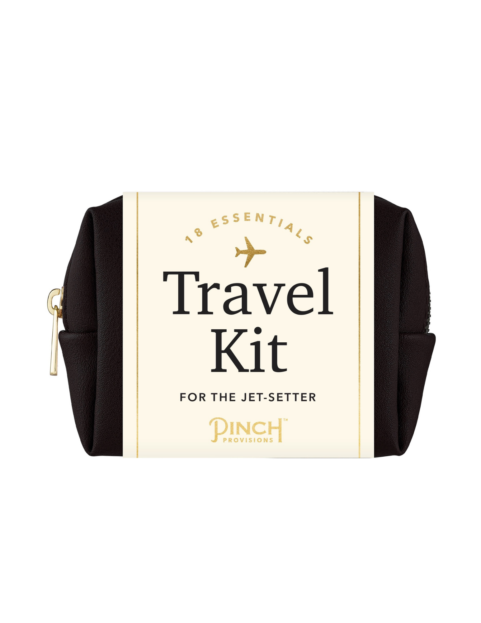 Travel Kit | Vegan Leather- Black