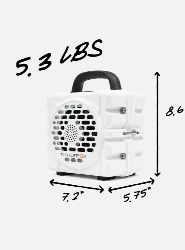 Turtlebox Cub Speaker - White