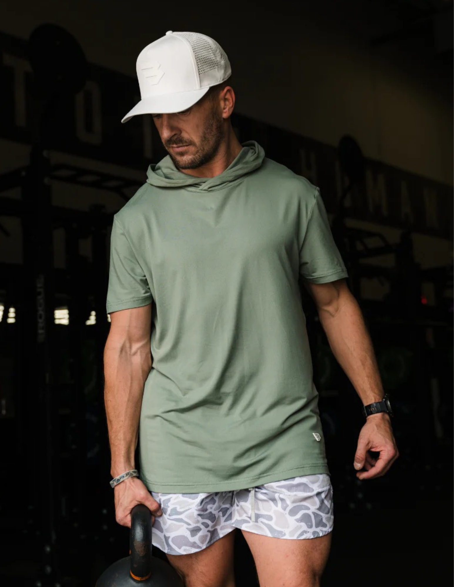 Burlebo Performance SS Hoodie - Sage