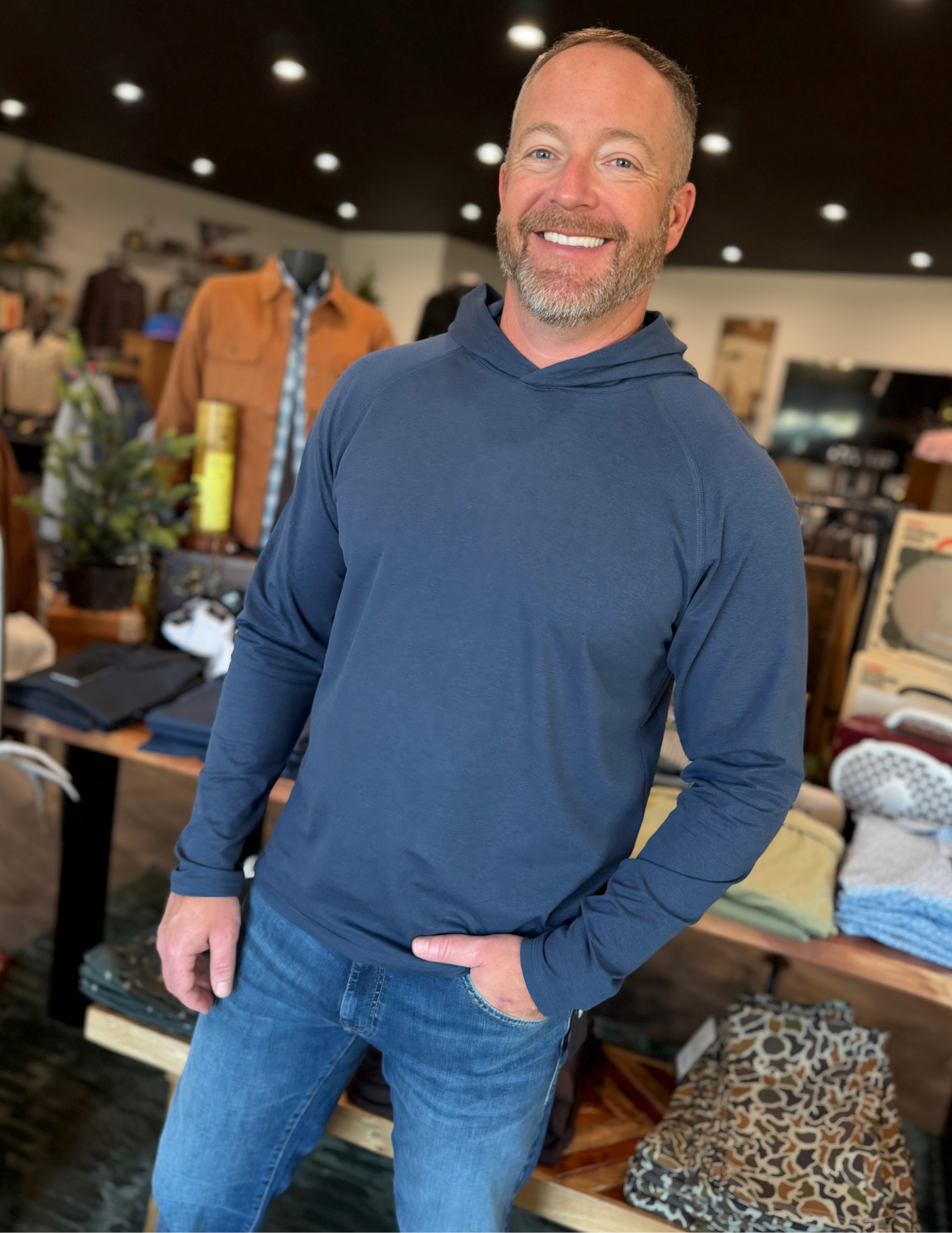 GenTeal Apparel- Navy Wander Hoodie