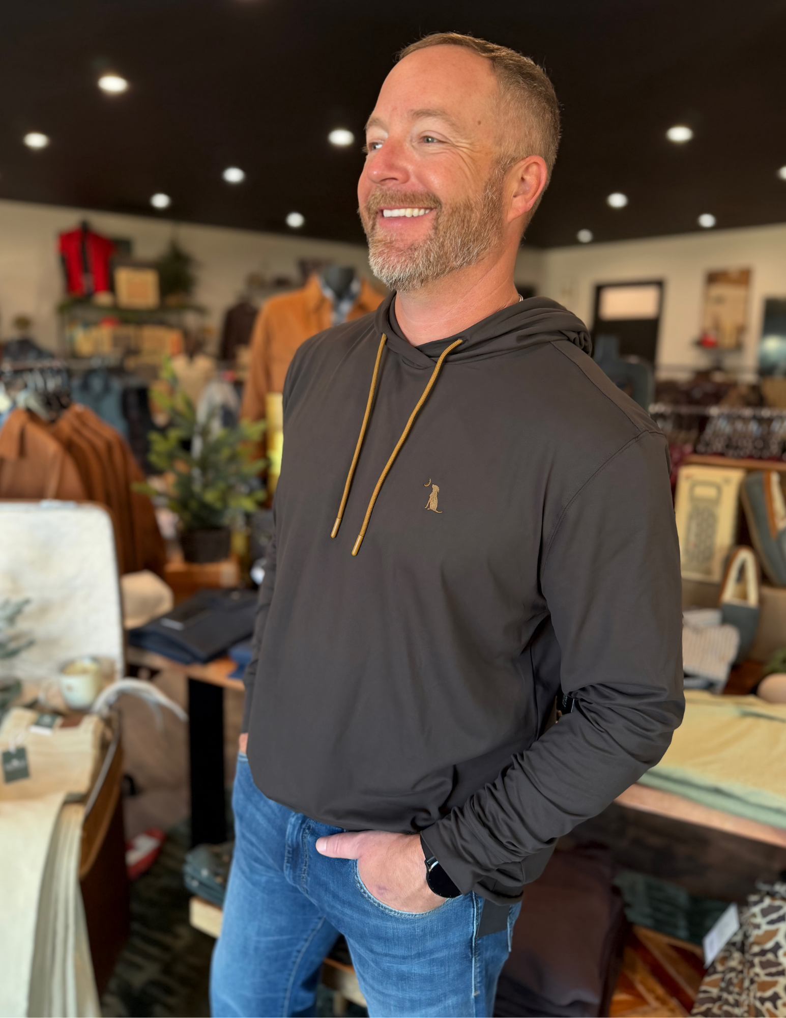 Local Boy Outfitters- Hemlock Hoodie- Brown