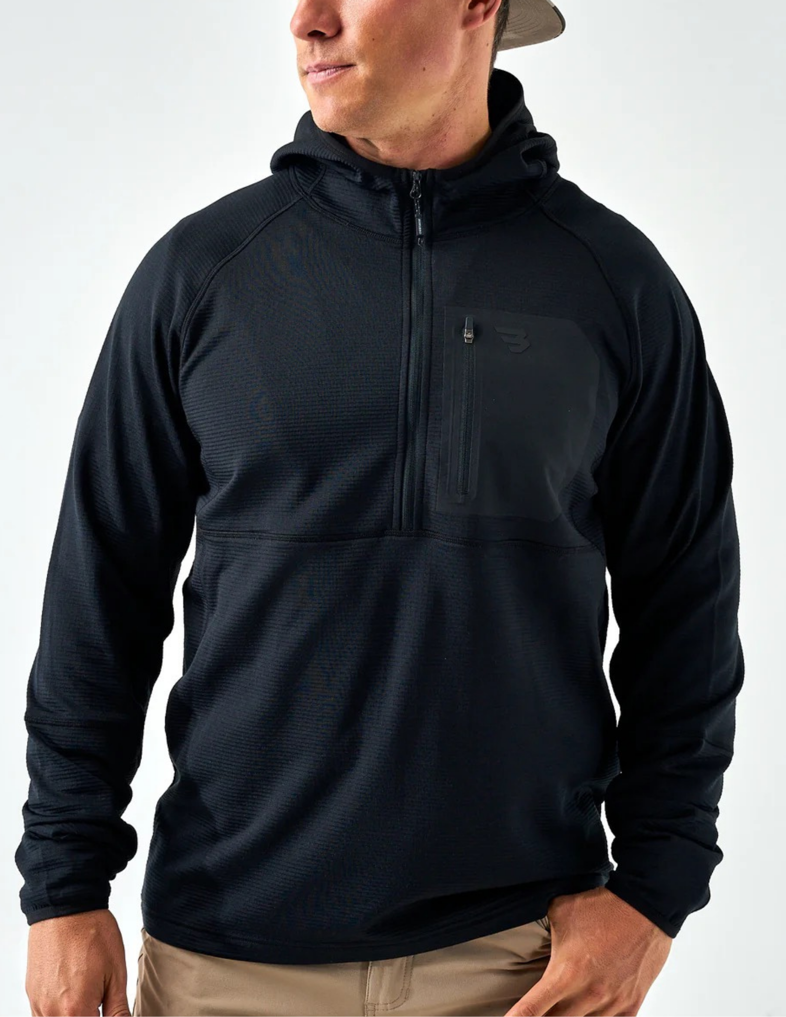 Burlebo Blaze Tech Quarter Zip - Black