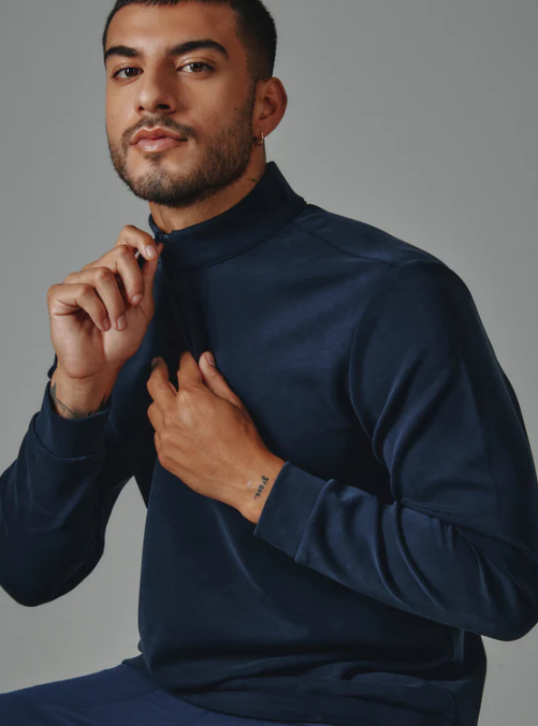 7Diamonds REV™ Quarter-Zip- Navy - The Foundry