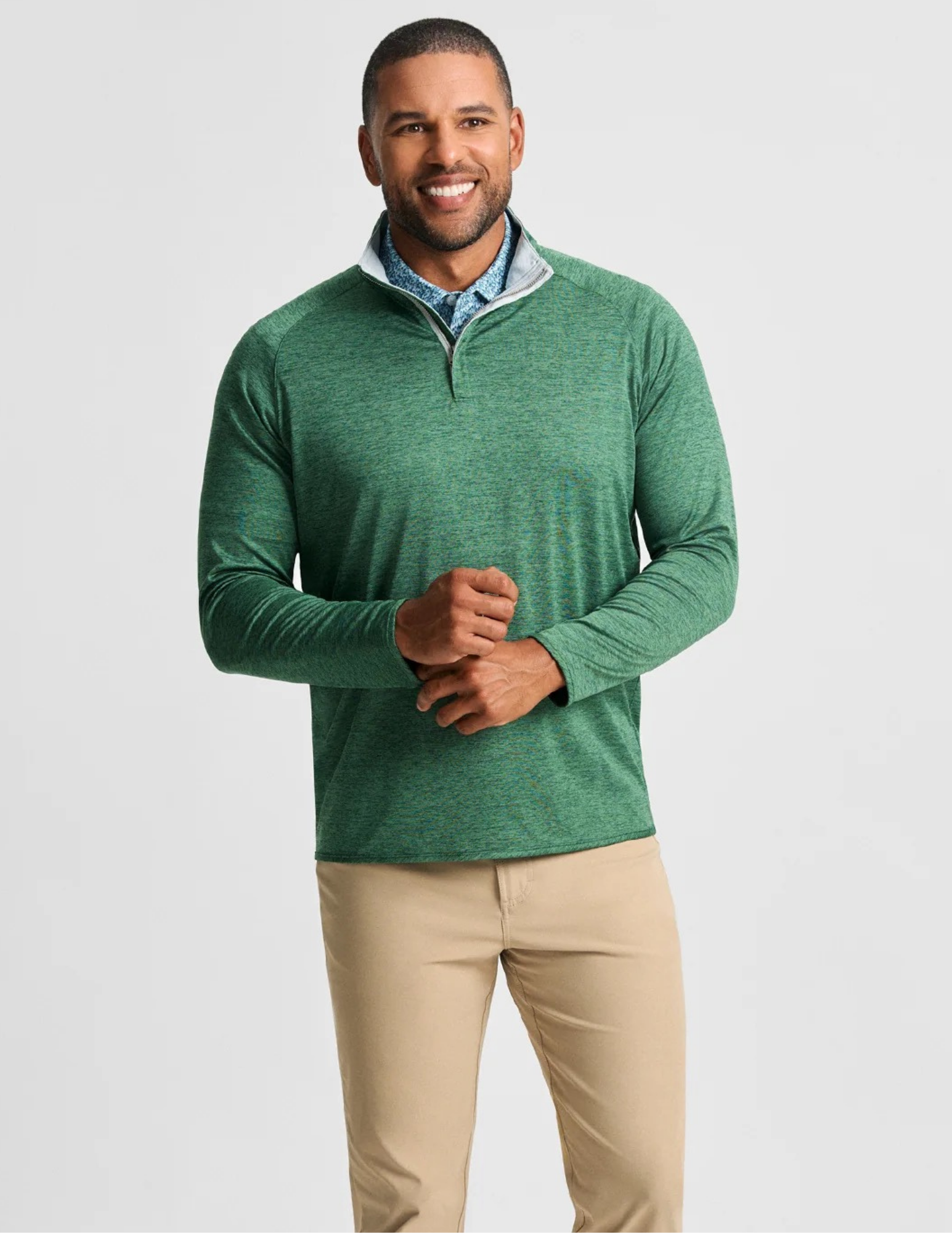 GenTeal Claiborne Quarter Zip Forest