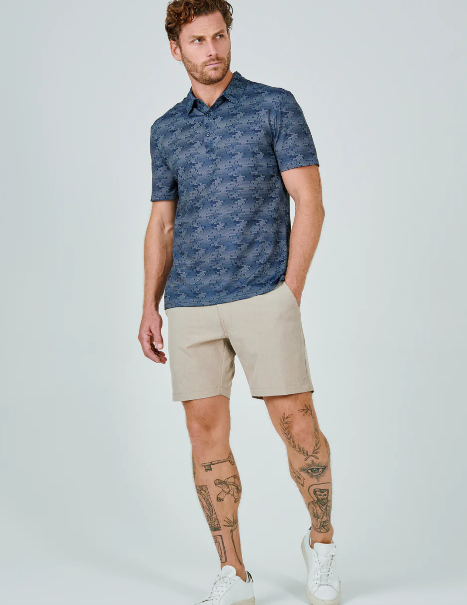 7 Diamonds Bay Polo - Navy