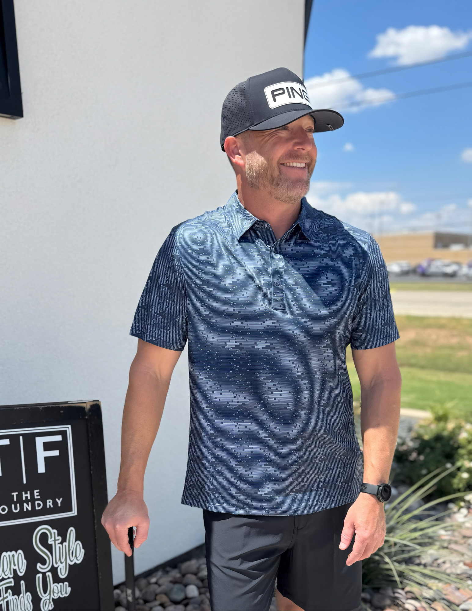 7 Diamonds Bay Polo - Navy