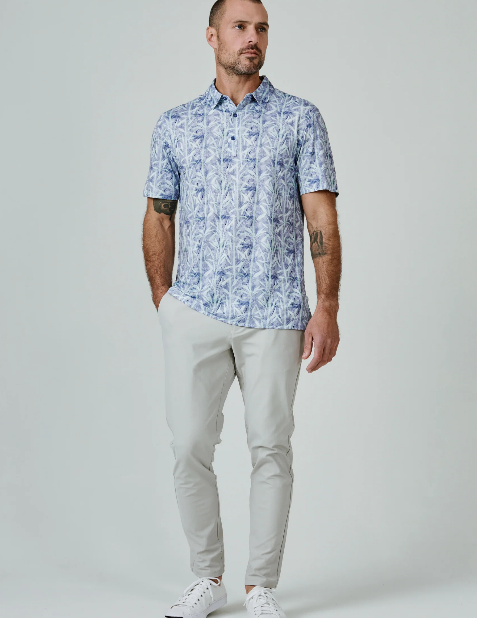 7 Diamonds Ceres Polo - Blue - The Foundry