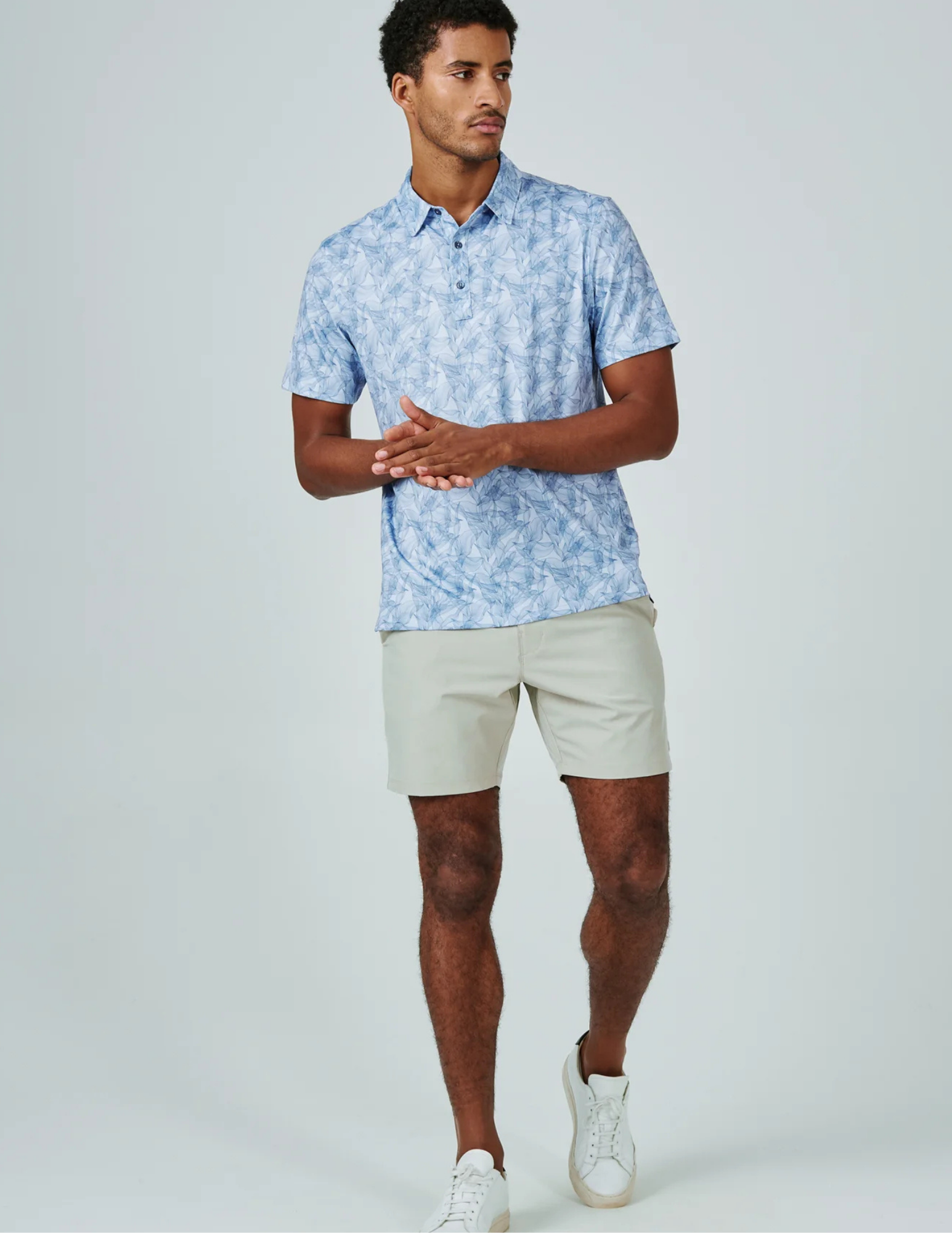 7 Diamonds Karoo Polo - Light Blue - The Foundry