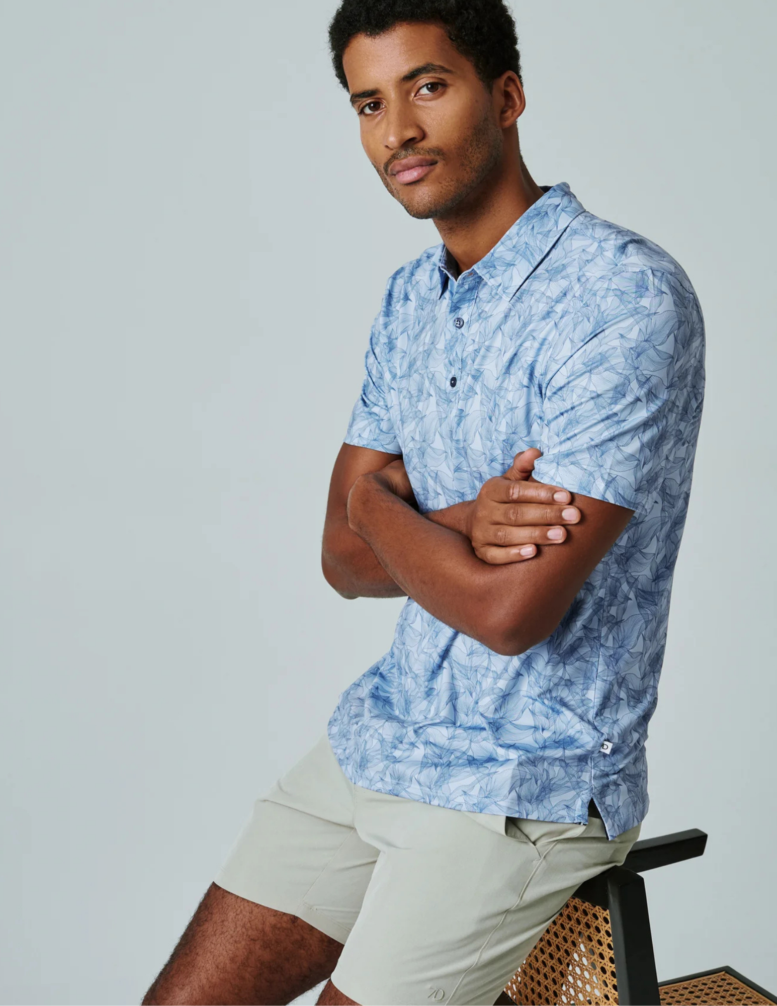 7 Diamonds Karoo Polo - Light Blue - The Foundry