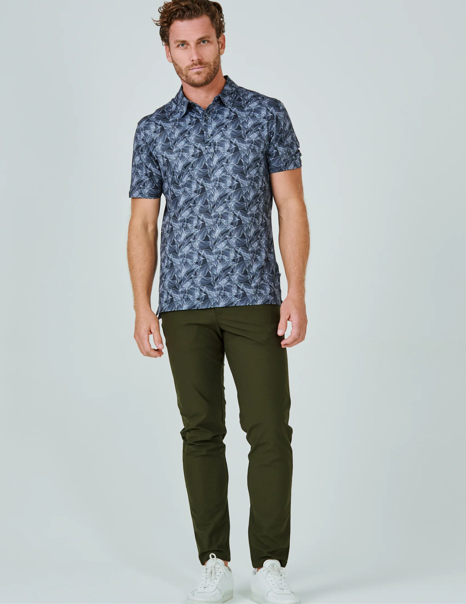 7 Diamonds Karoo Polo - Navy - The Foundry