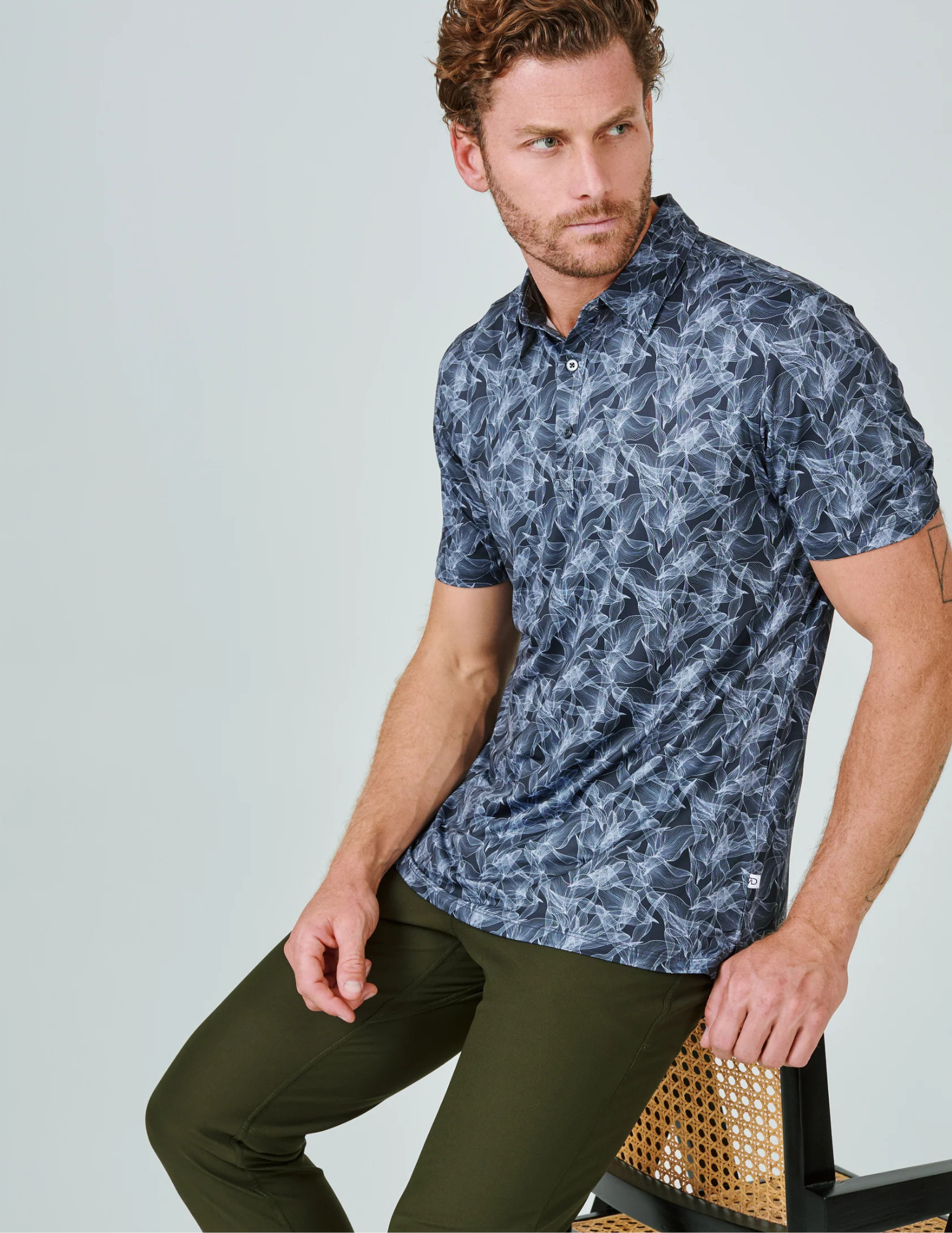 7 Diamonds Karoo Polo - Navy - The Foundry