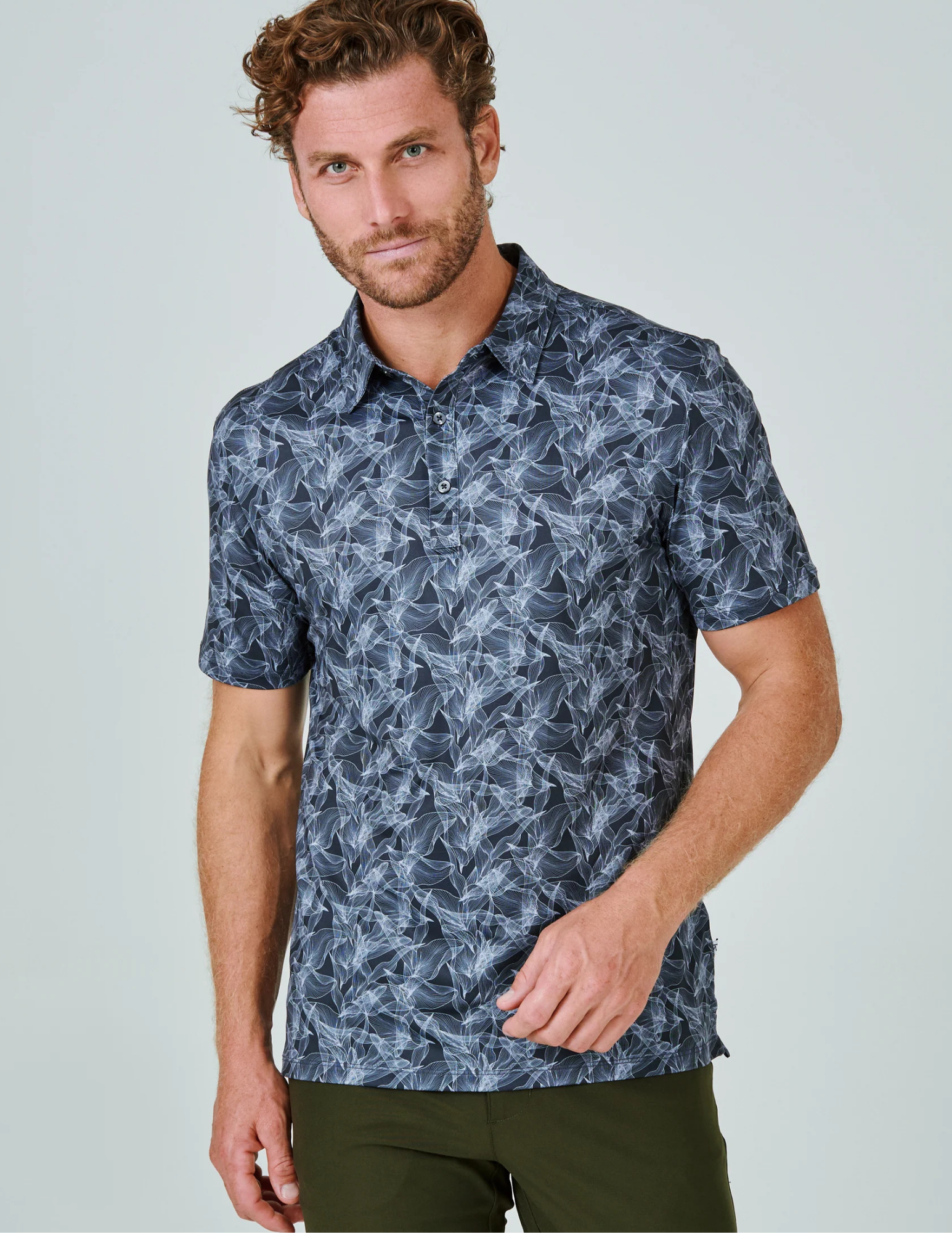 7 Diamonds Karoo Polo - Navy - The Foundry