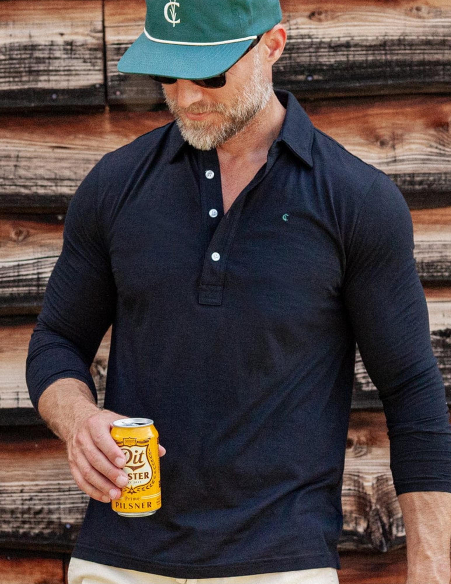 Criquet Brrr LS Range Polo - Dark Knight