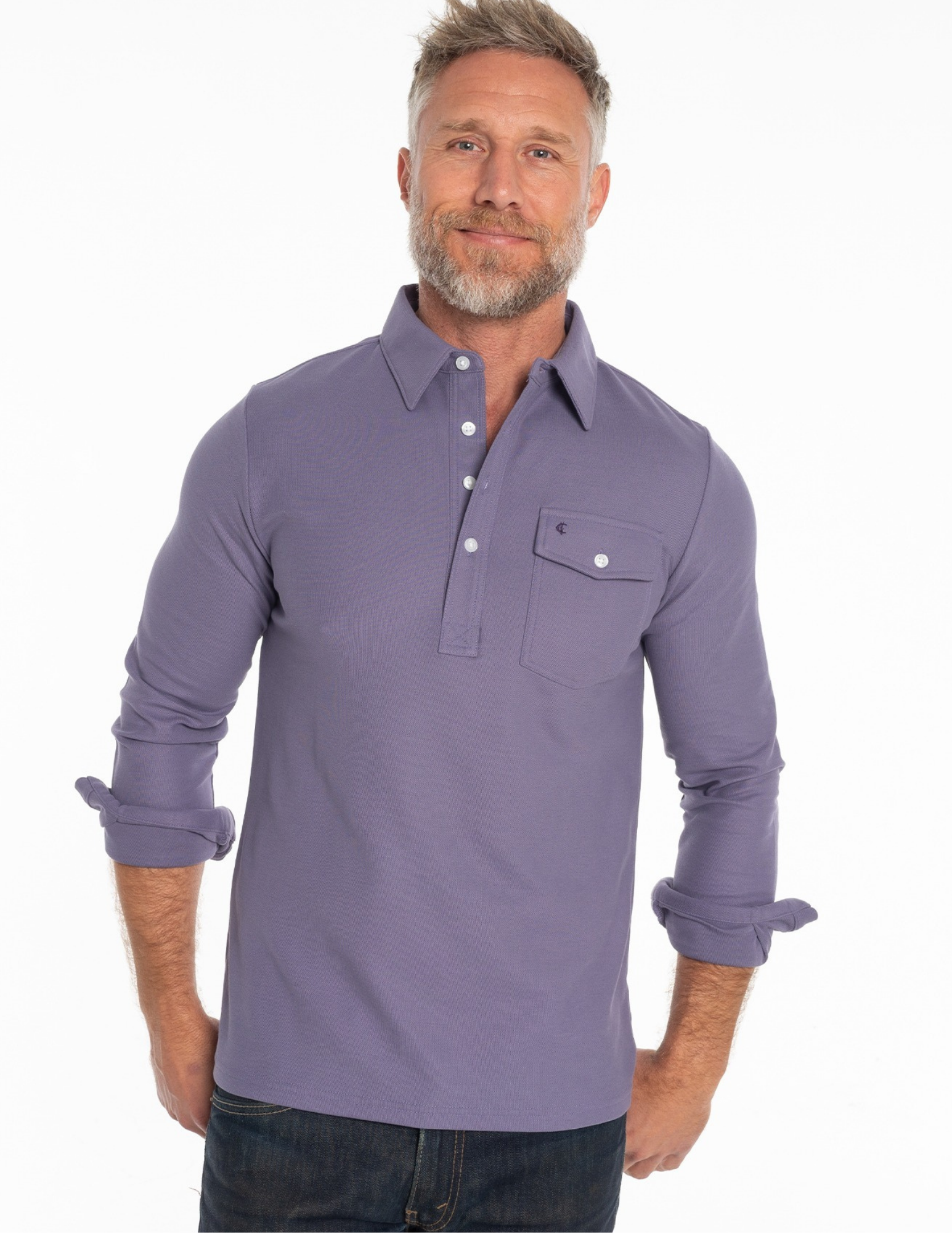 Criquet LS Players Shirt Outer Heaven
