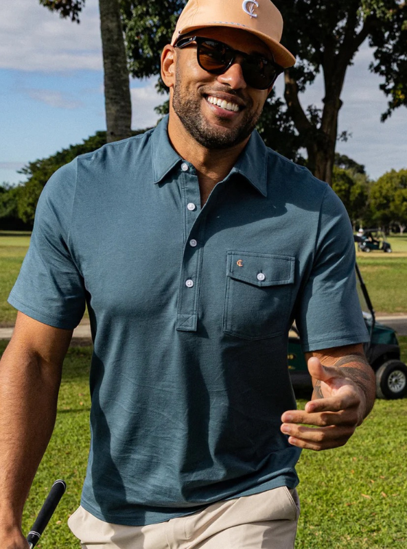 Criquet SS Performance Players Polo - Thunderstruck