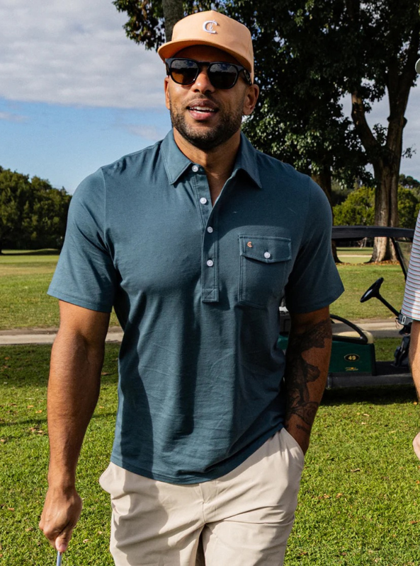 Criquet SS Performance Players Polo - Thunderstruck