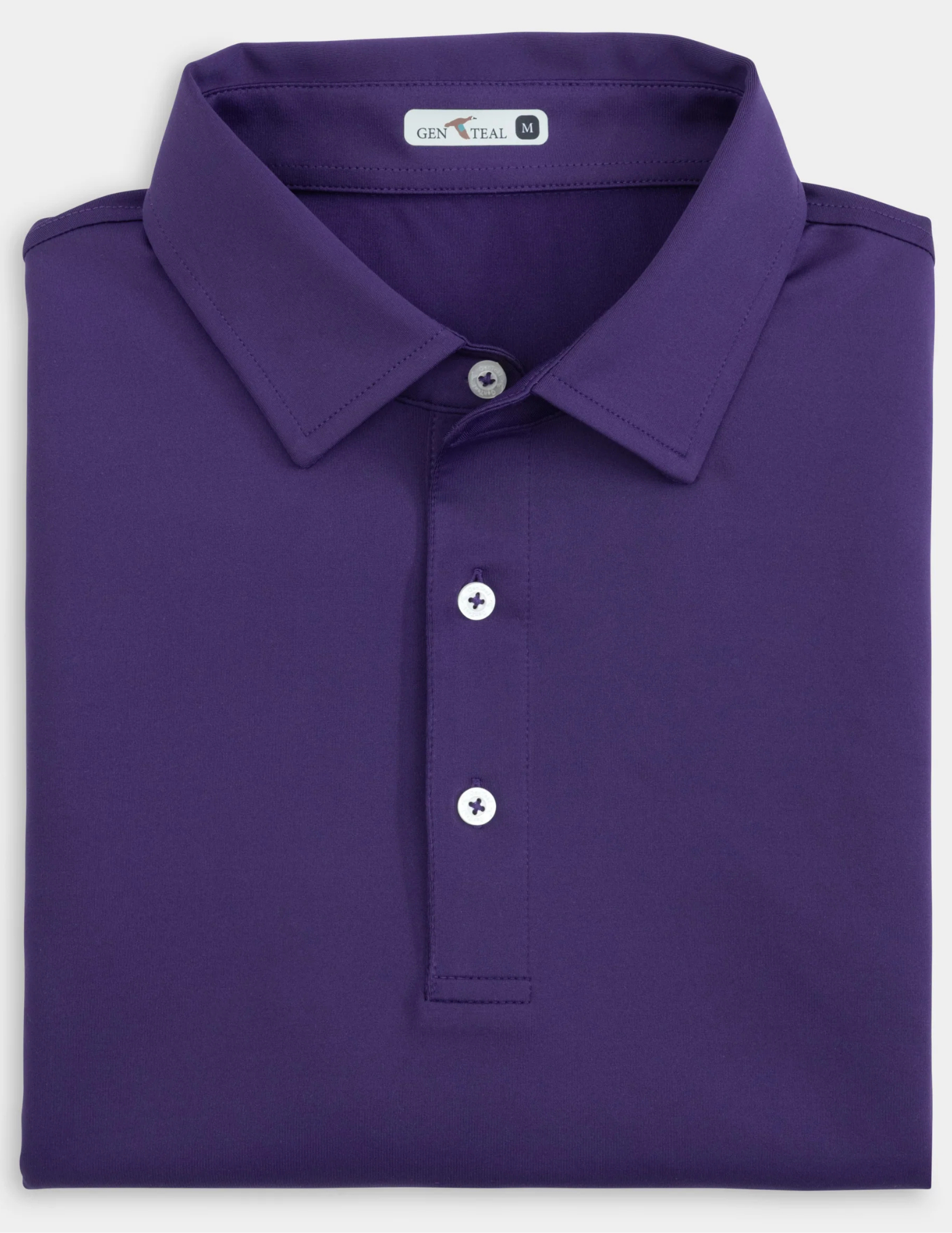 GenTeal Apparel- Performanace Polo- Purple - The Foundry
