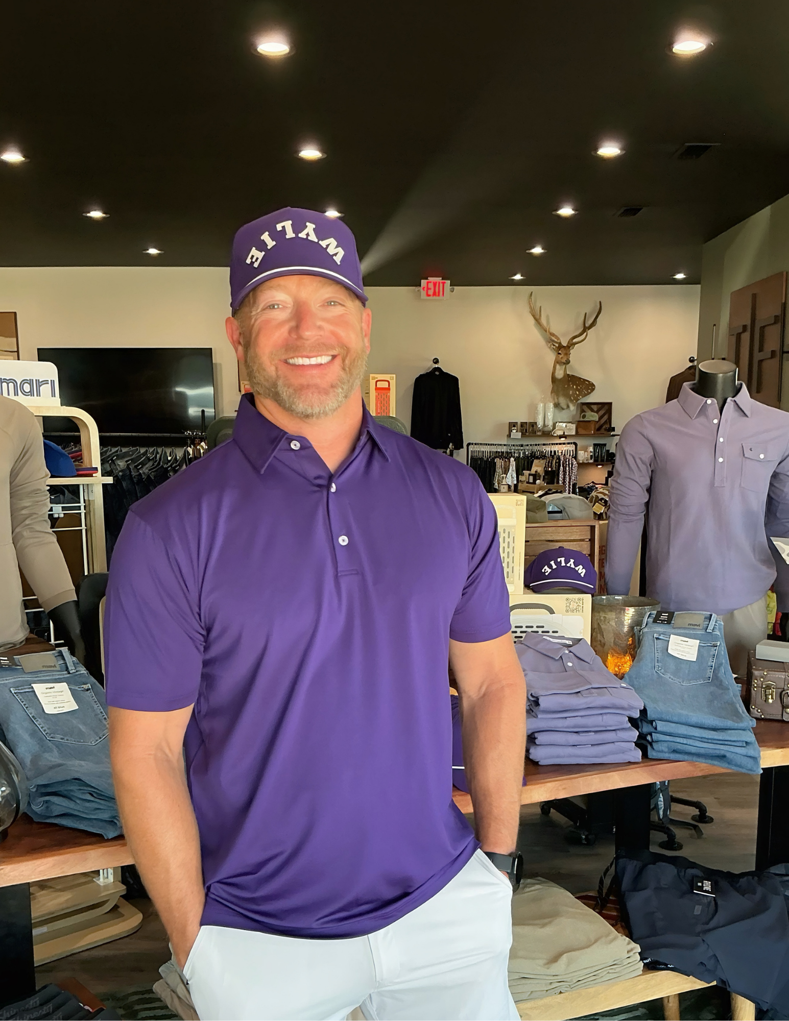 GenTeal Apparel- Performanace Polo- Purple - The Foundry